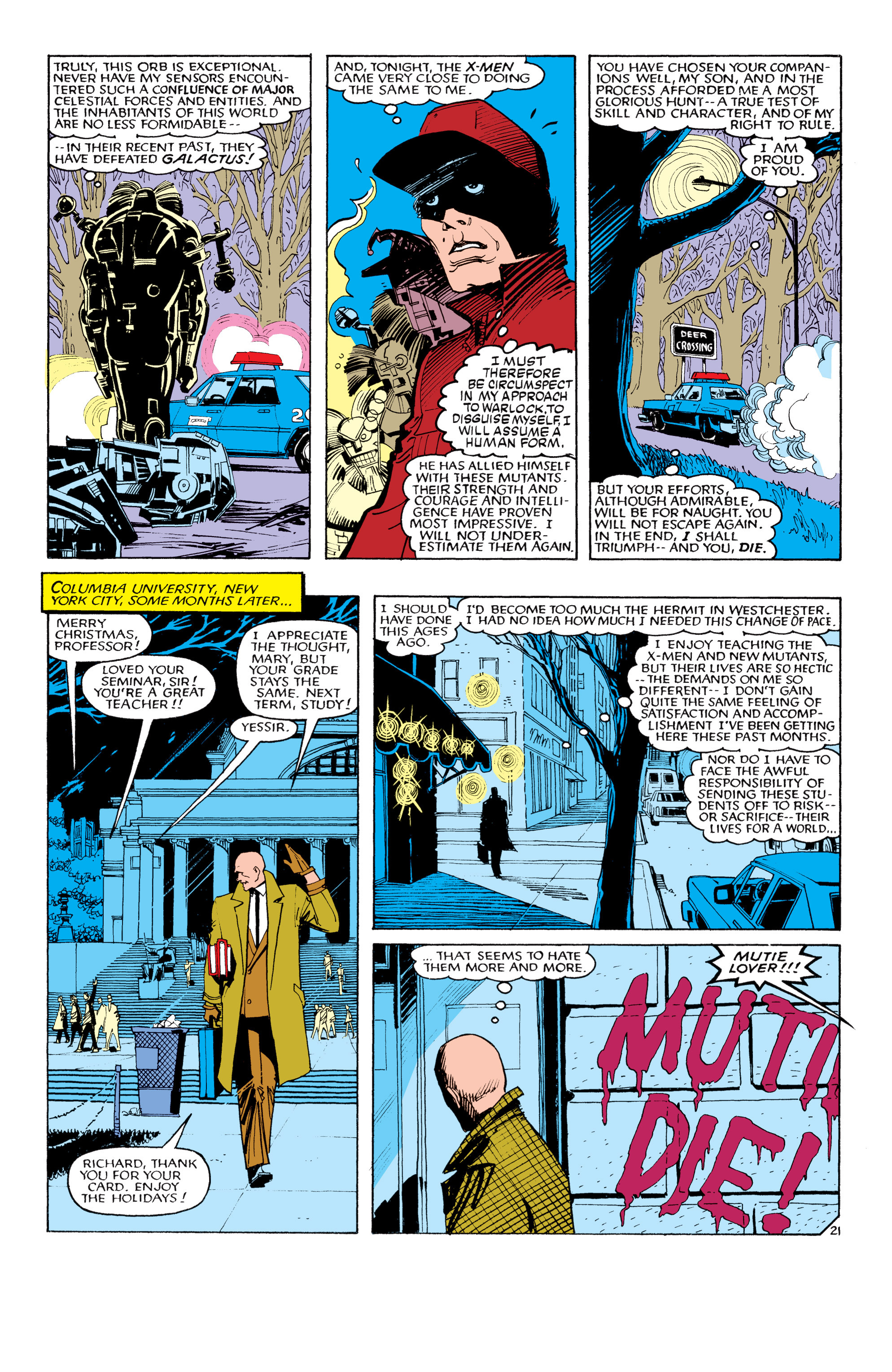 Read online Uncanny X-Men (1963) comic -  Issue #192 - 22