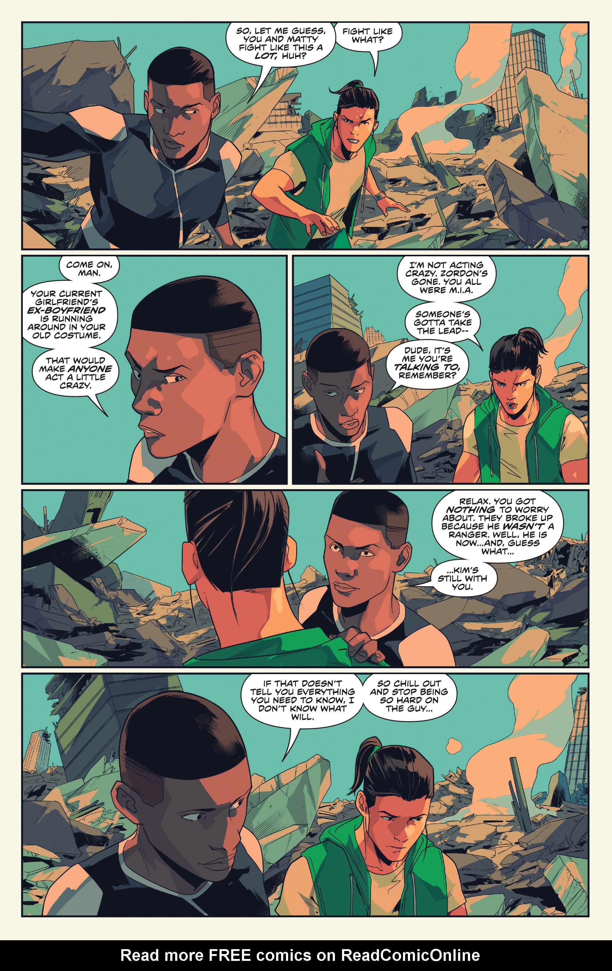 Read online Mighty Morphin comic -  Issue #14 - 15