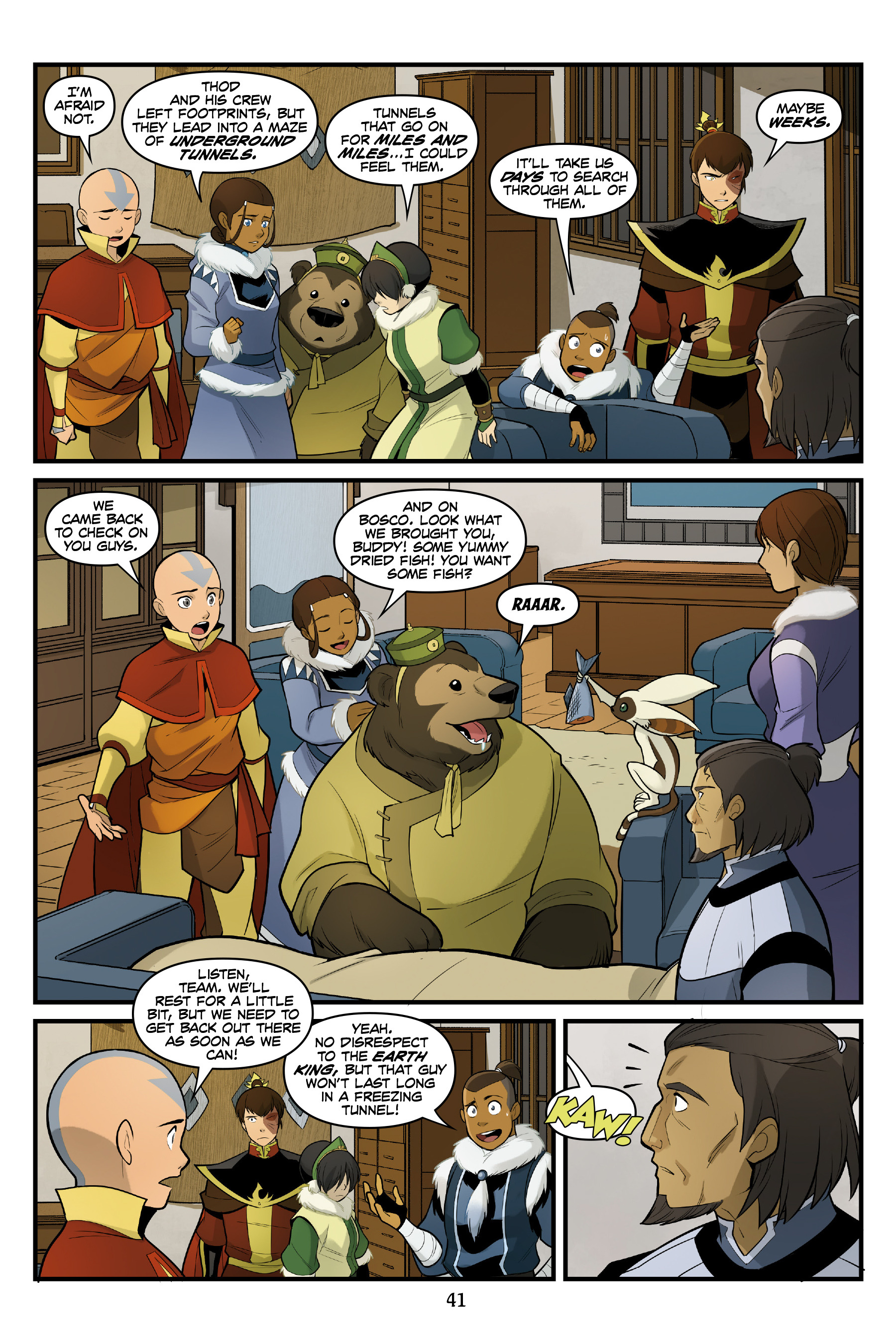 Read online Nickelodeon Avatar: The Last Airbender - North and South comic -  Issue #3 - 41