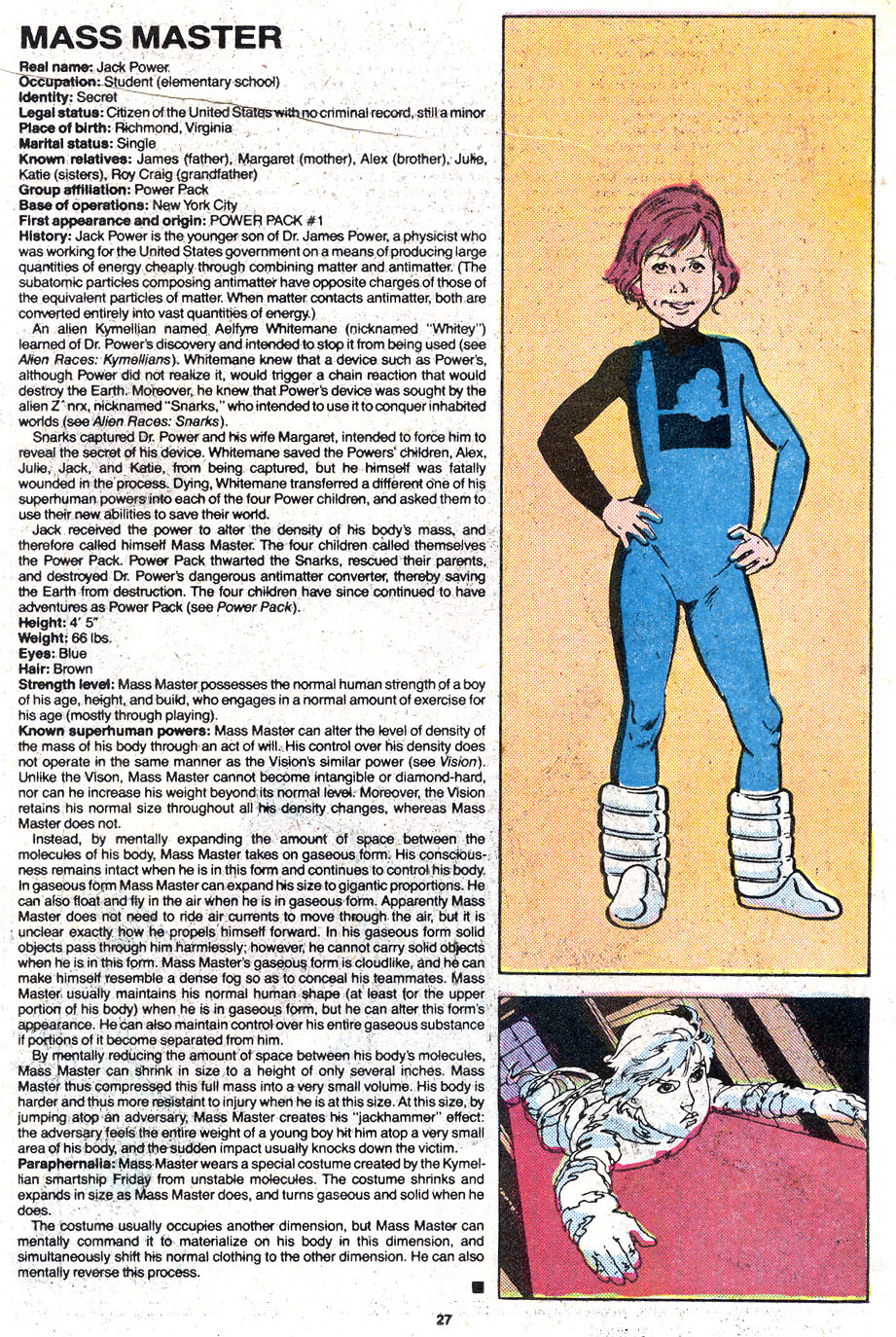 The Official Handbook of the Marvel Universe Deluxe Edition issue 8 - Page 29