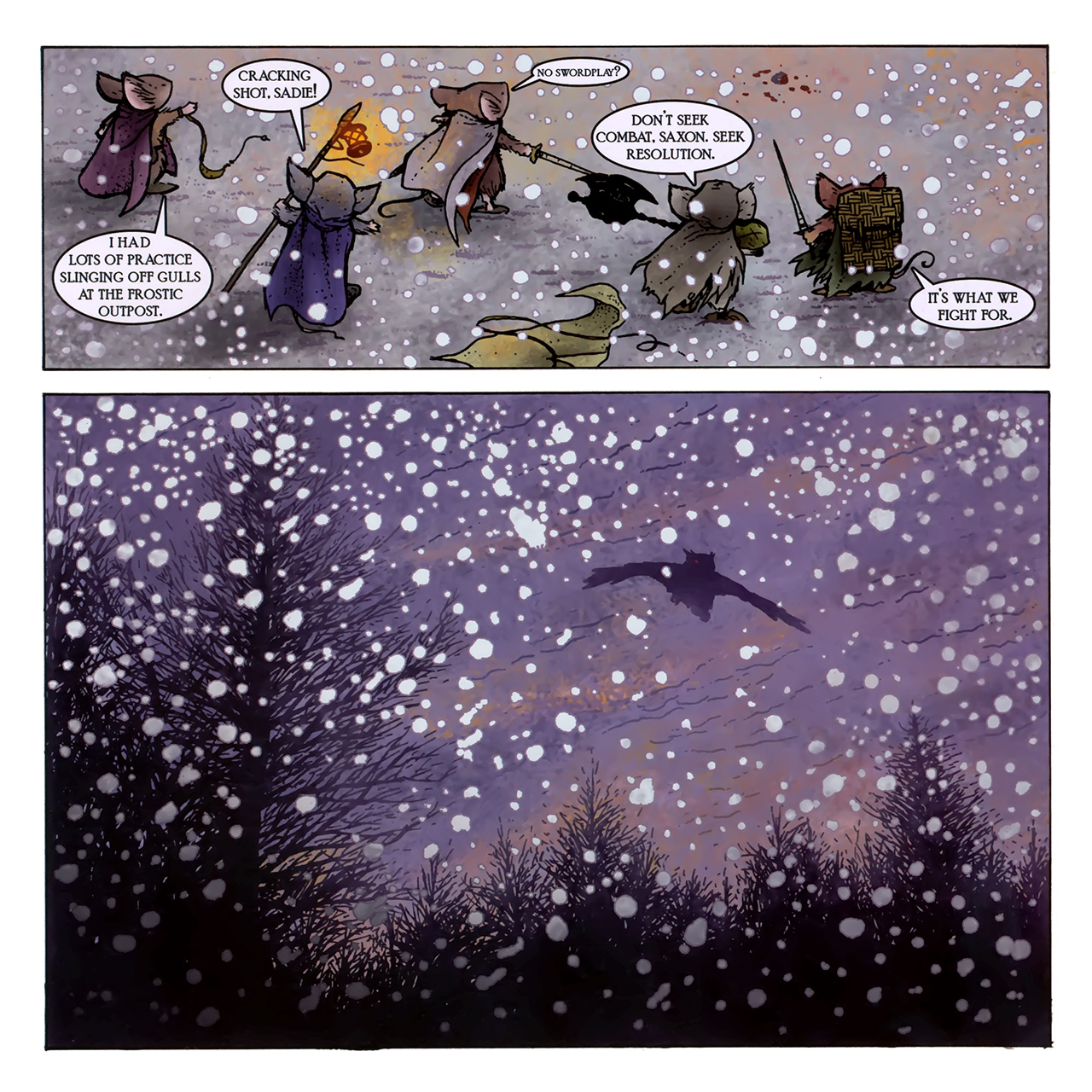 Read online Mouse Guard: Winter 1152 comic -  Issue #1 - 17