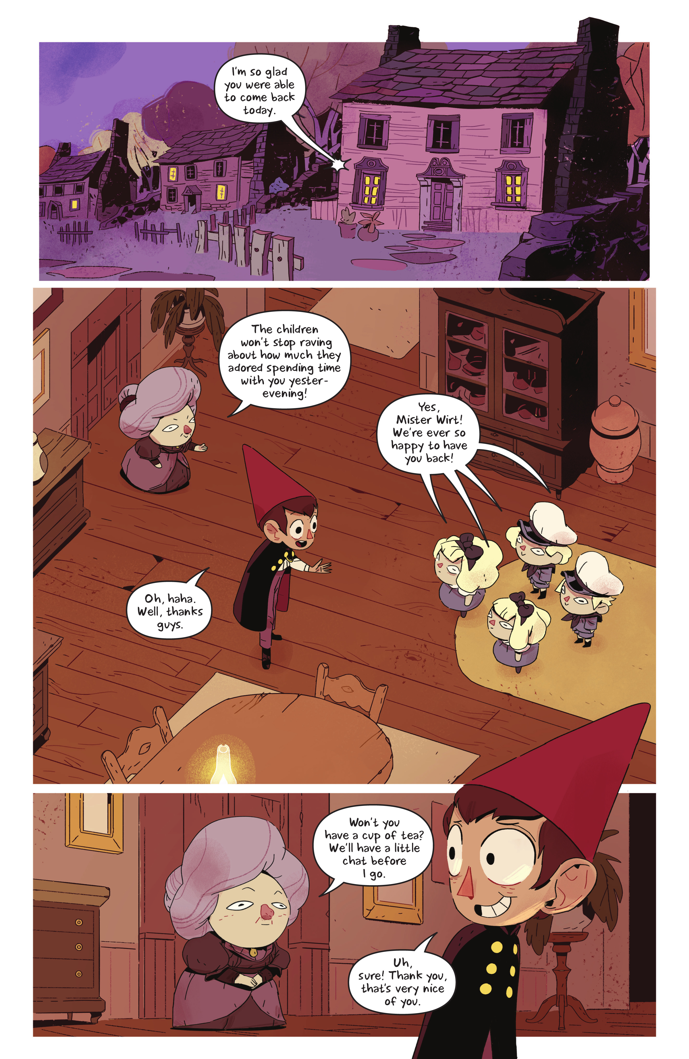 Read online Over the Garden Wall: Hollow Town comic -  Issue # TPB - 51