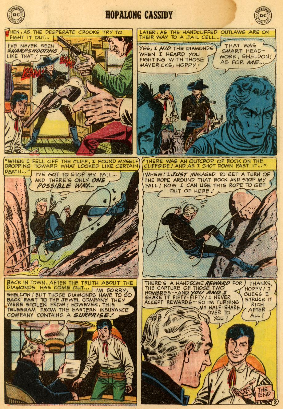 Read online Hopalong Cassidy comic -  Issue #124 - 32
