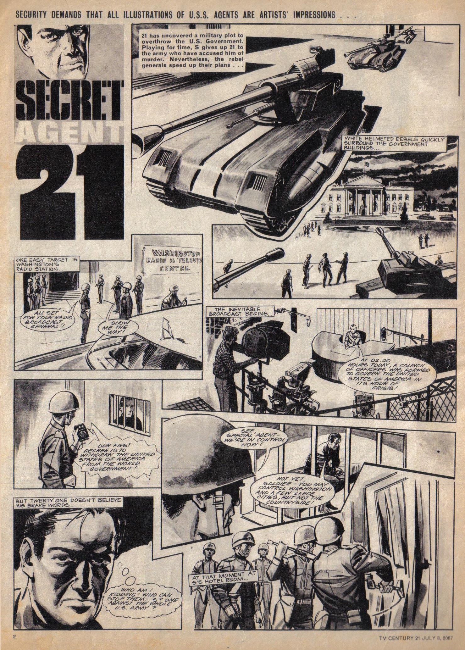 Read online TV Century 21 (TV 21) comic -  Issue #129 - 2