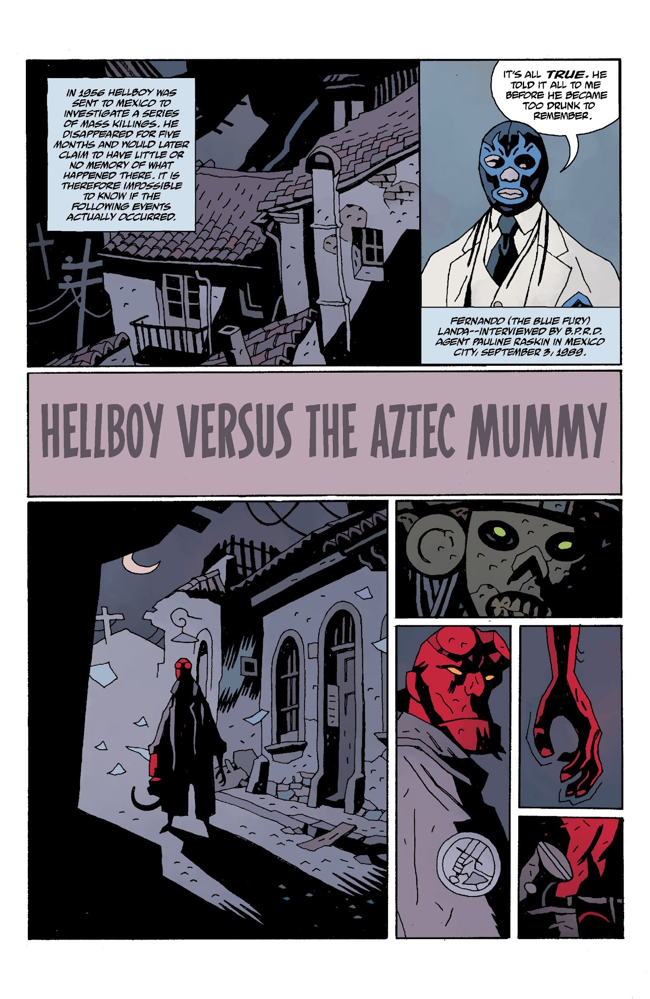 Read online Hellboy In Mexico comic -  Issue # TPB - 39
