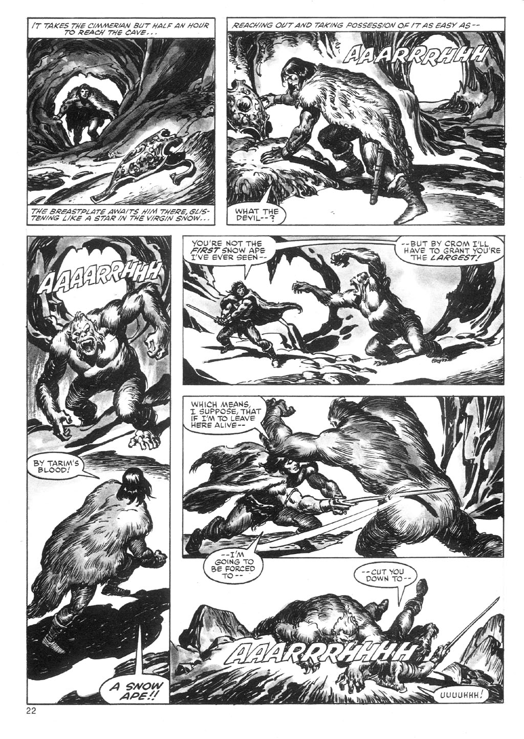 Read online The Savage Sword Of Conan comic -  Issue #87 - 22