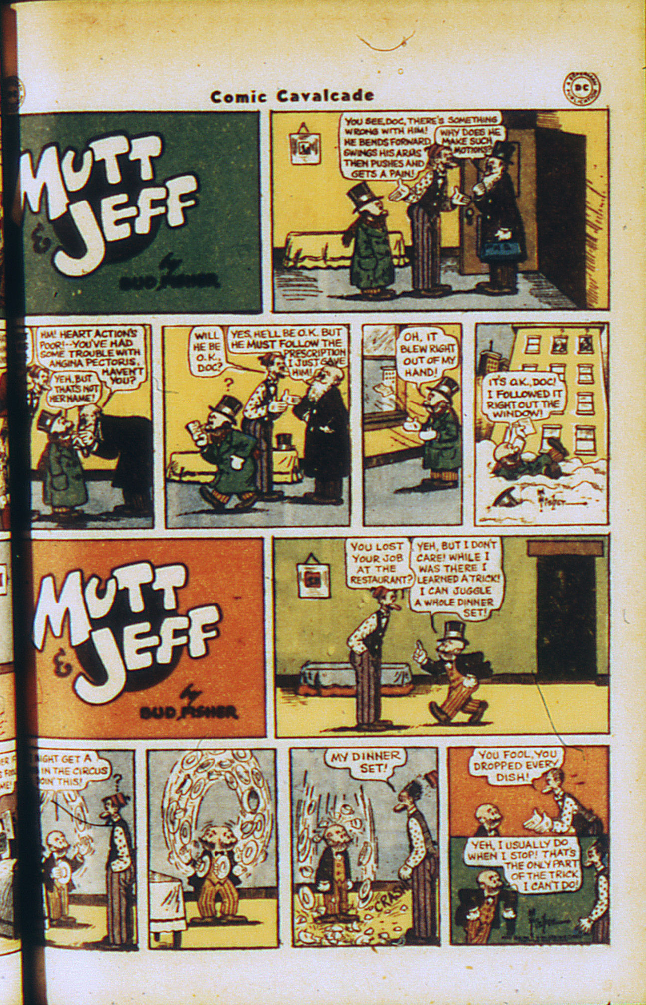 Read online Comic Cavalcade comic -  Issue #19 - 20