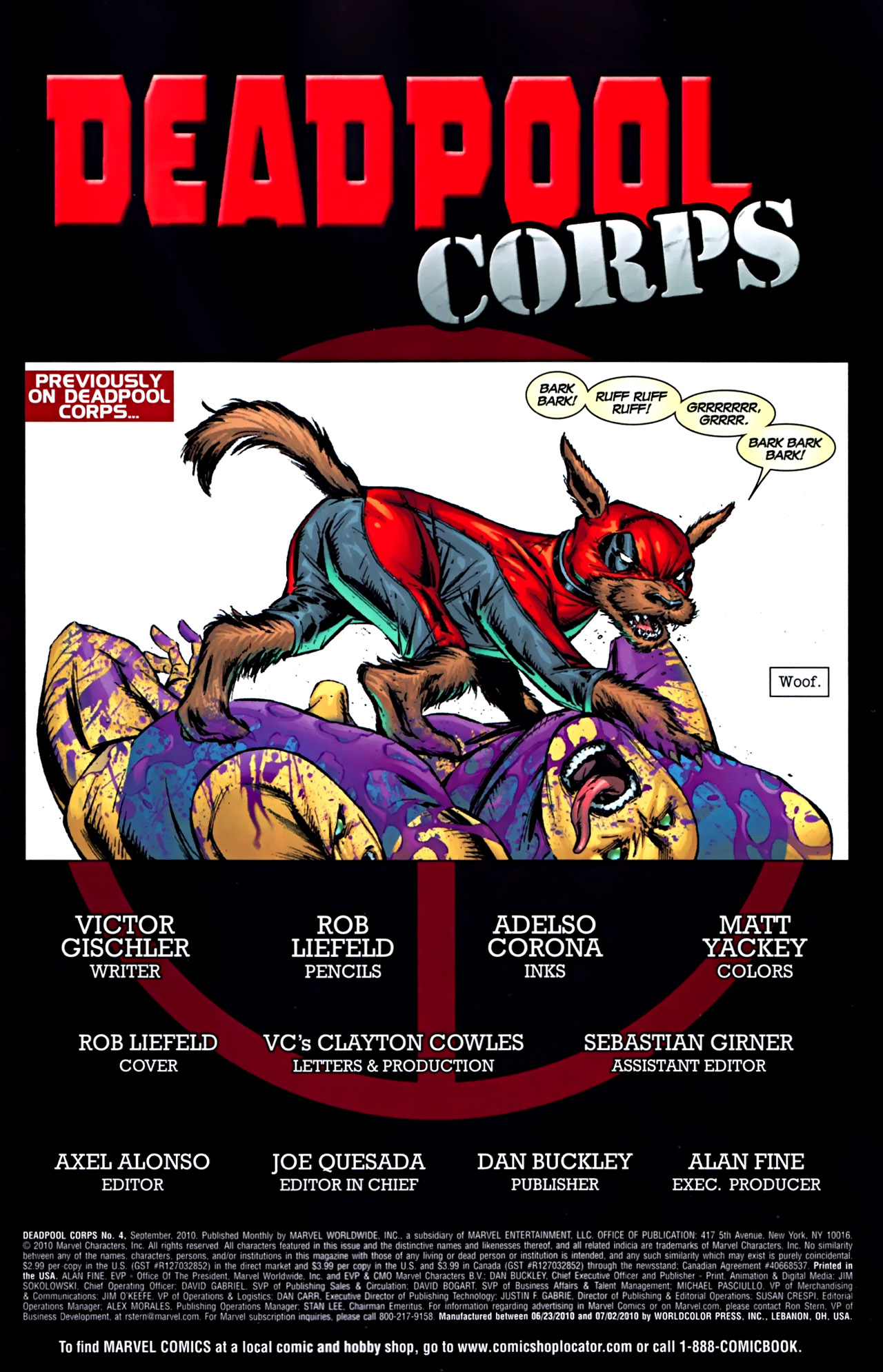Read online Deadpool Corps (2010) comic -  Issue #4 - 2