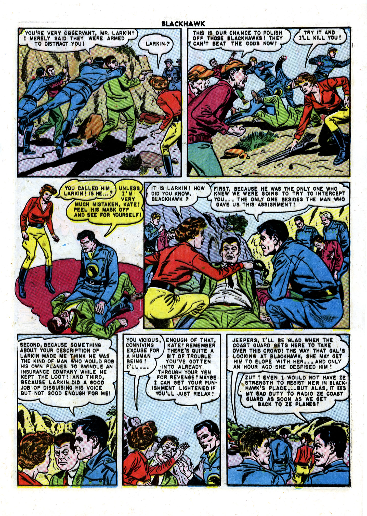 Read online Blackhawk (1957) comic -  Issue #36 - 25