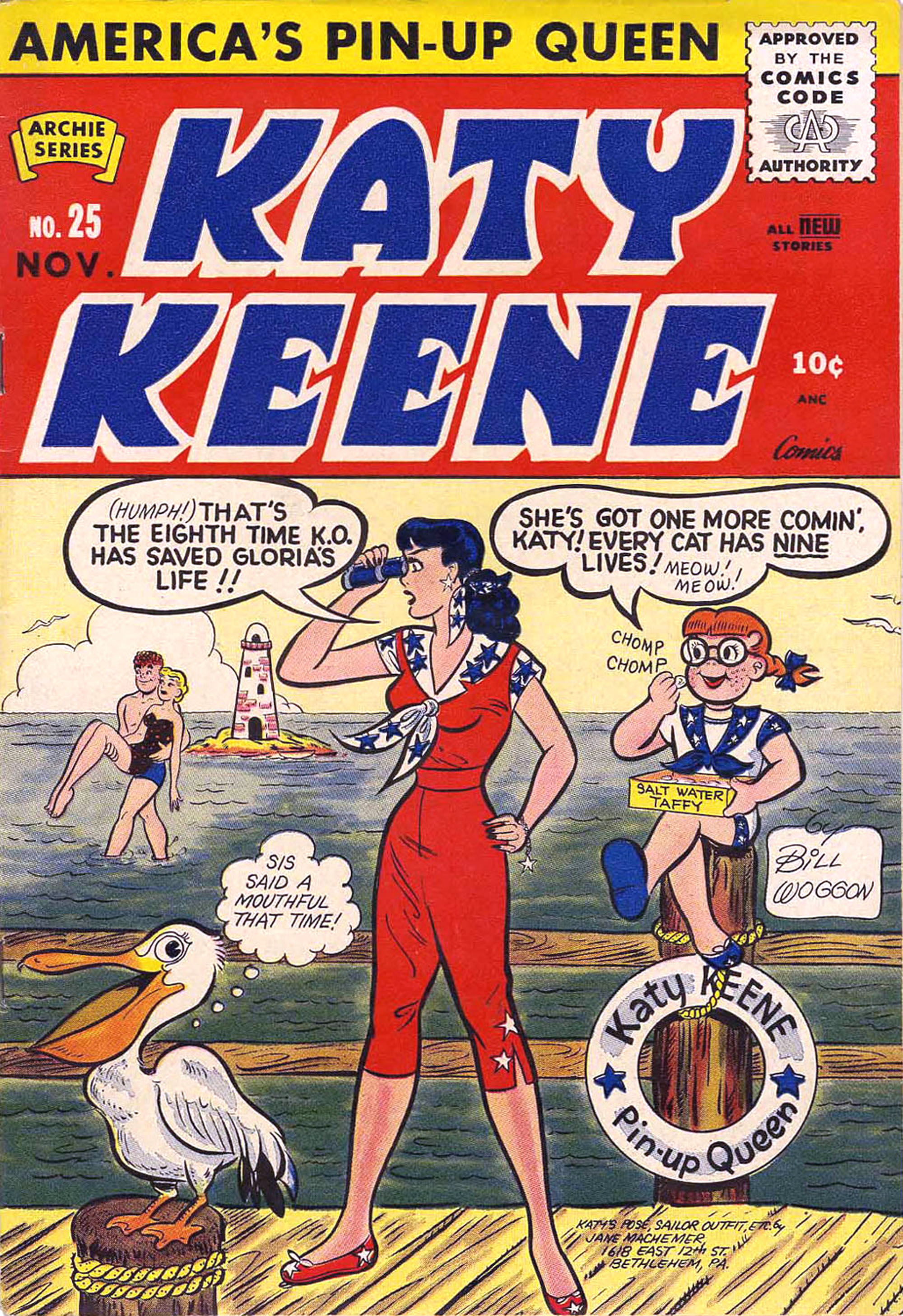 Read online Katy Keene (1949) comic -  Issue #25 - 1