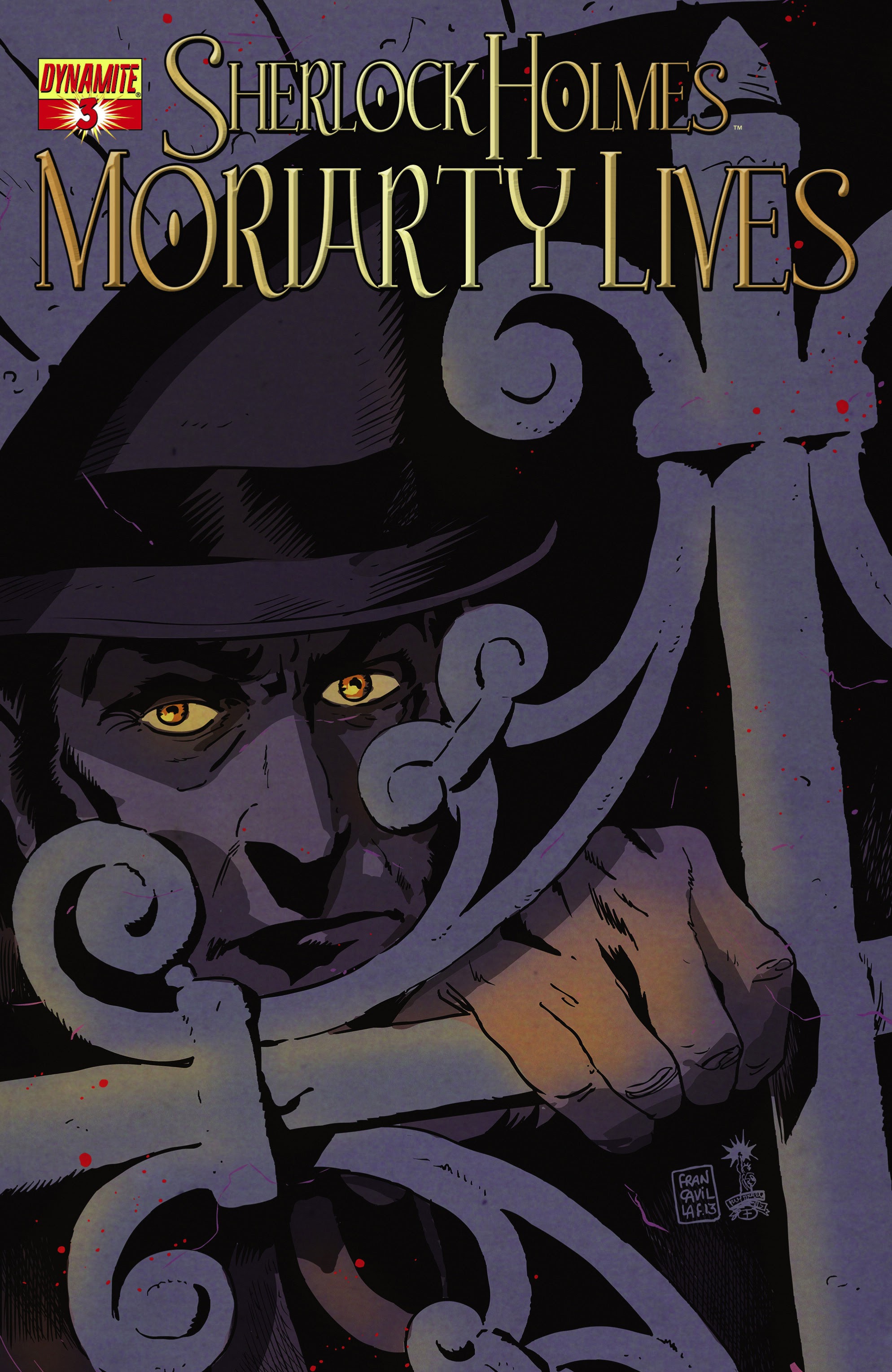 Read online Sherlock Holmes: Moriarty Lives comic -  Issue #3 - 1