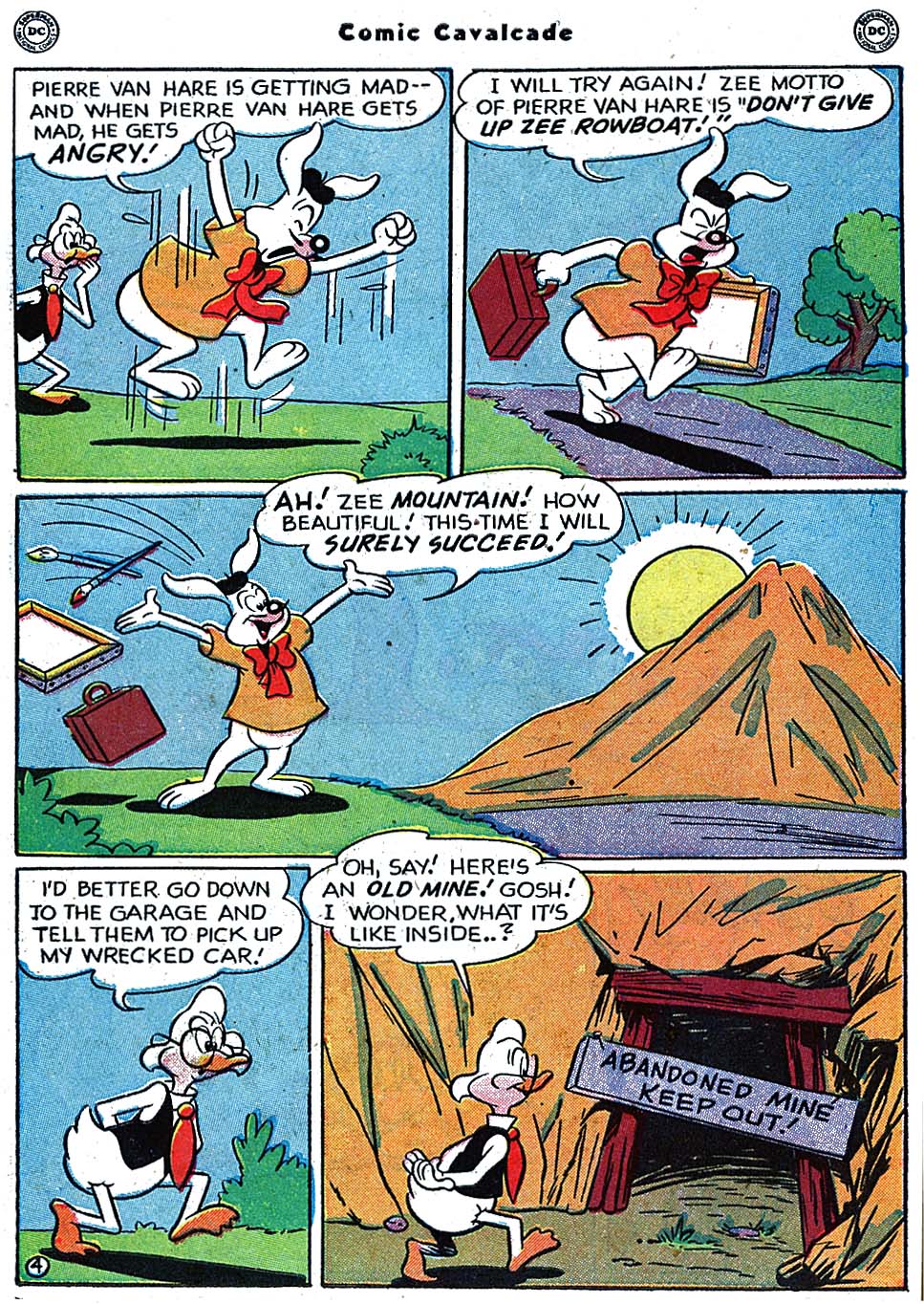 Read online Comic Cavalcade comic -  Issue #38 - 56