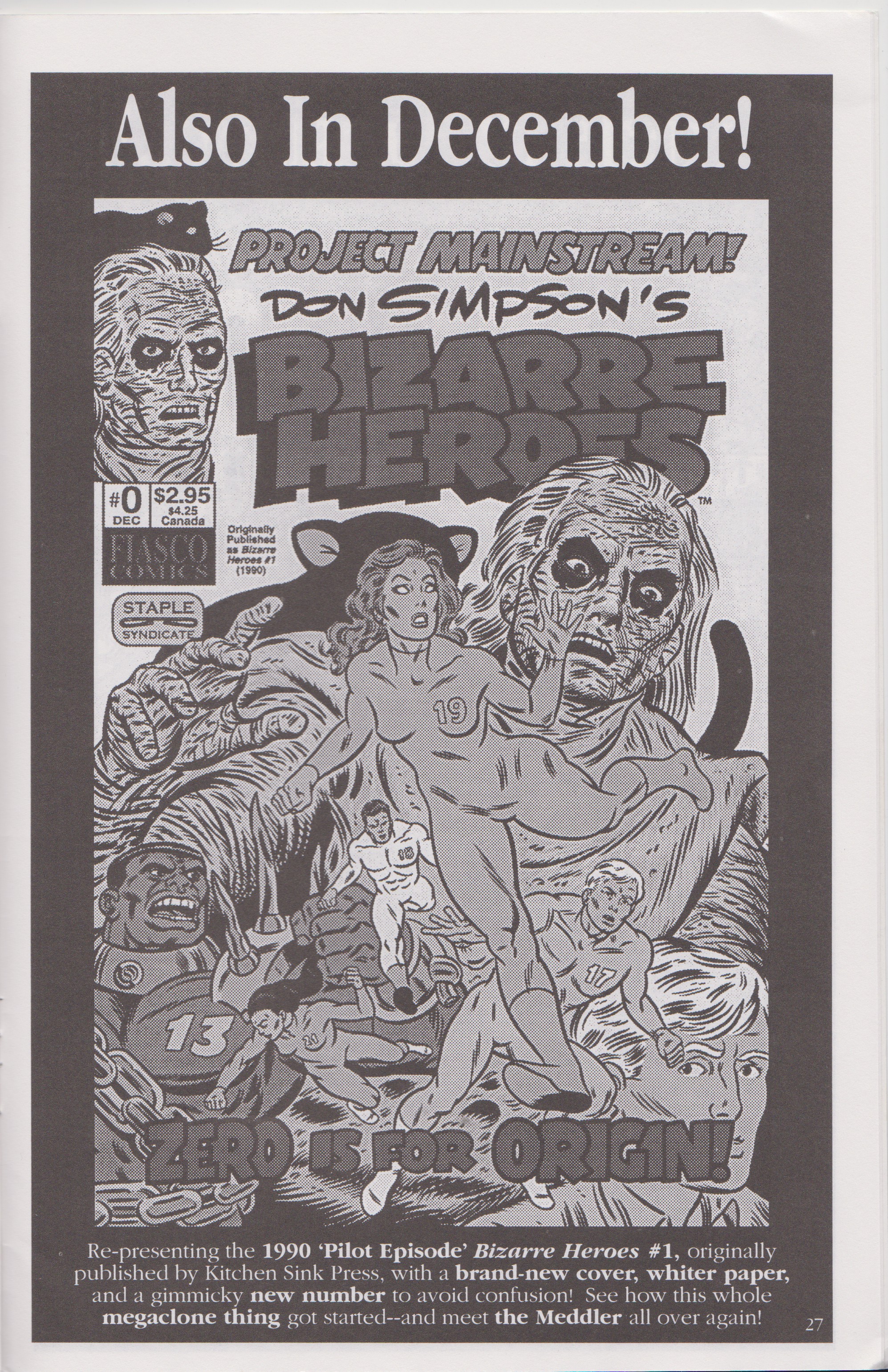 Read online Don Simpson's Bizarre Heroes comic -  Issue #7 - 29