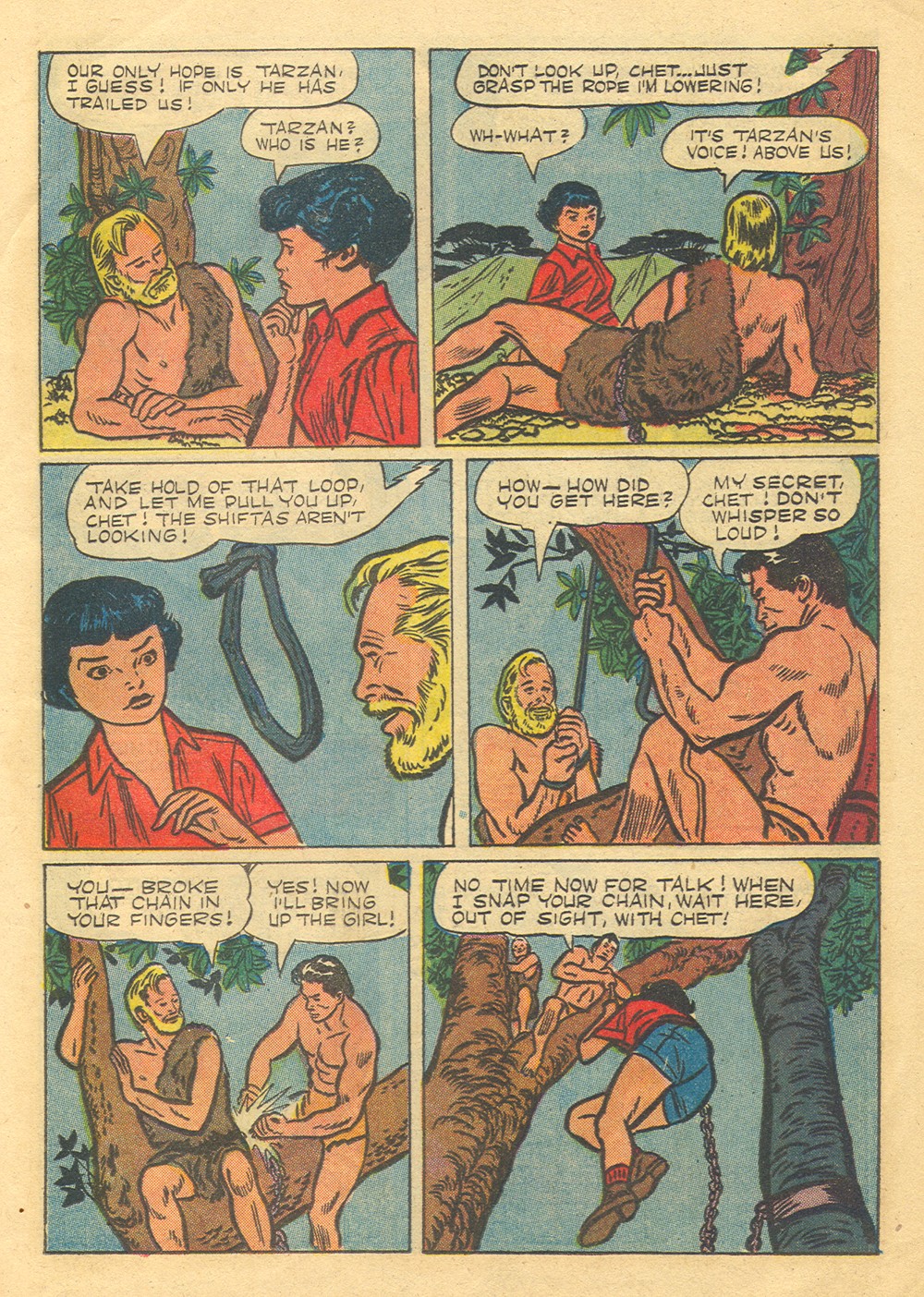 Read online Tarzan (1948) comic -  Issue #64 - 13