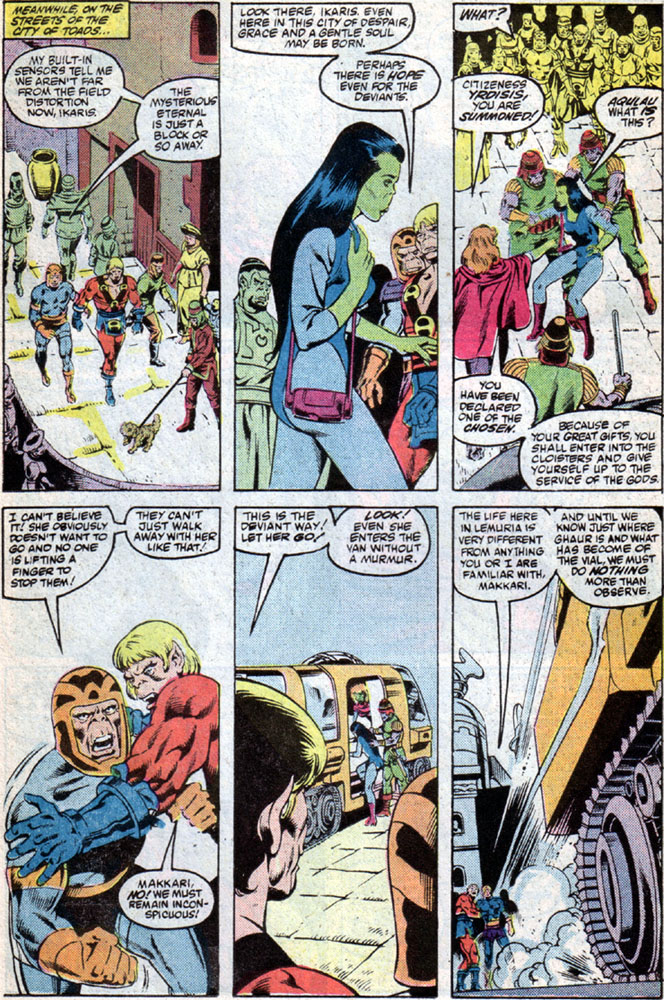 Read online Eternals (1985) comic -  Issue #10 - 17