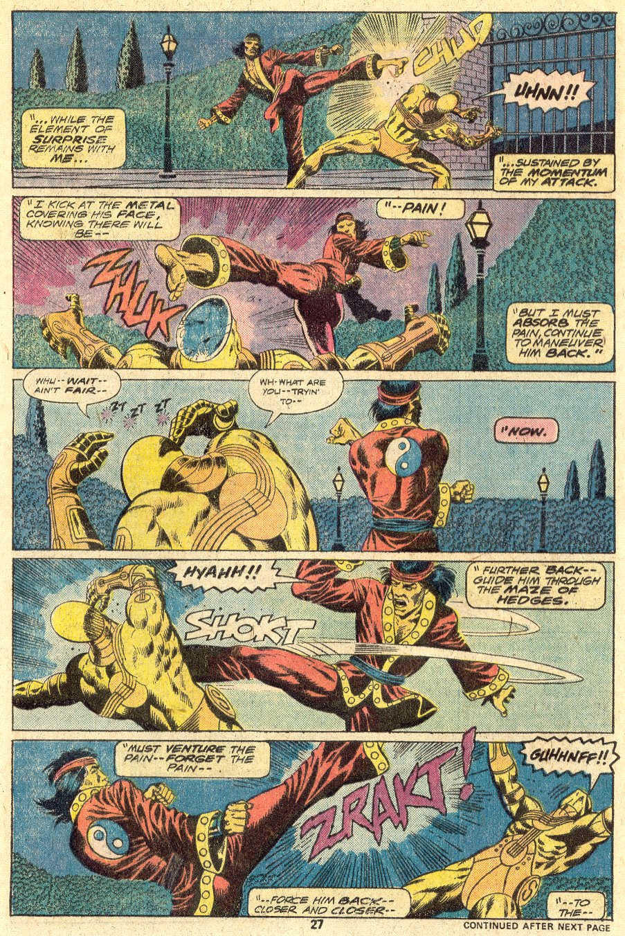Read online Master of Kung Fu (1974) comic -  Issue #43 - 16