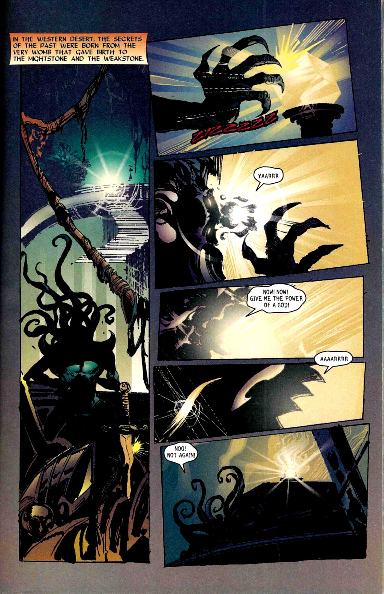 Read online Urza-Mishra War on the World of Magic: The Gathering comic -  Issue #1 - 7