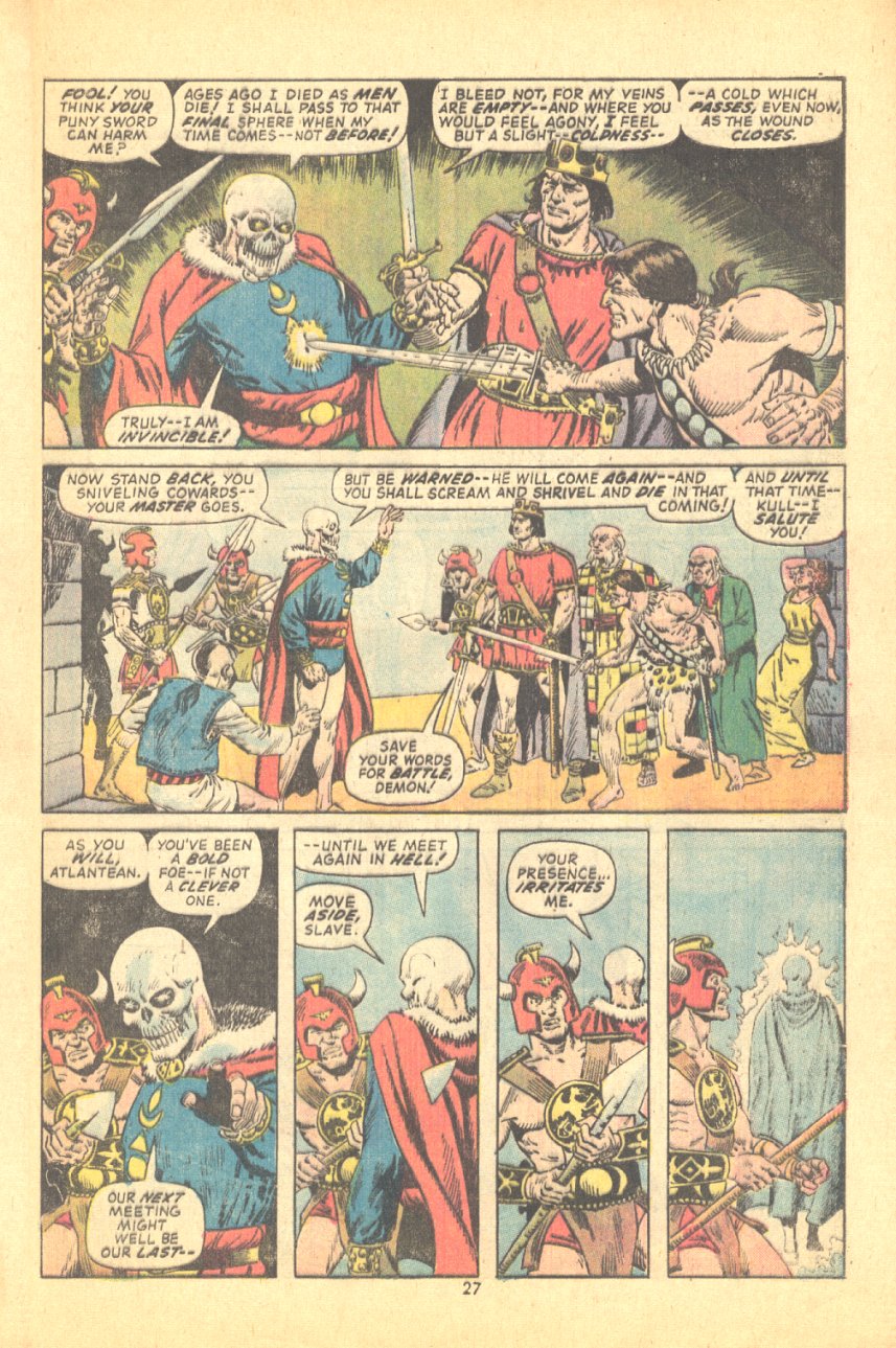 Read online Kull, the Conqueror (1971) comic -  Issue #7 - 20