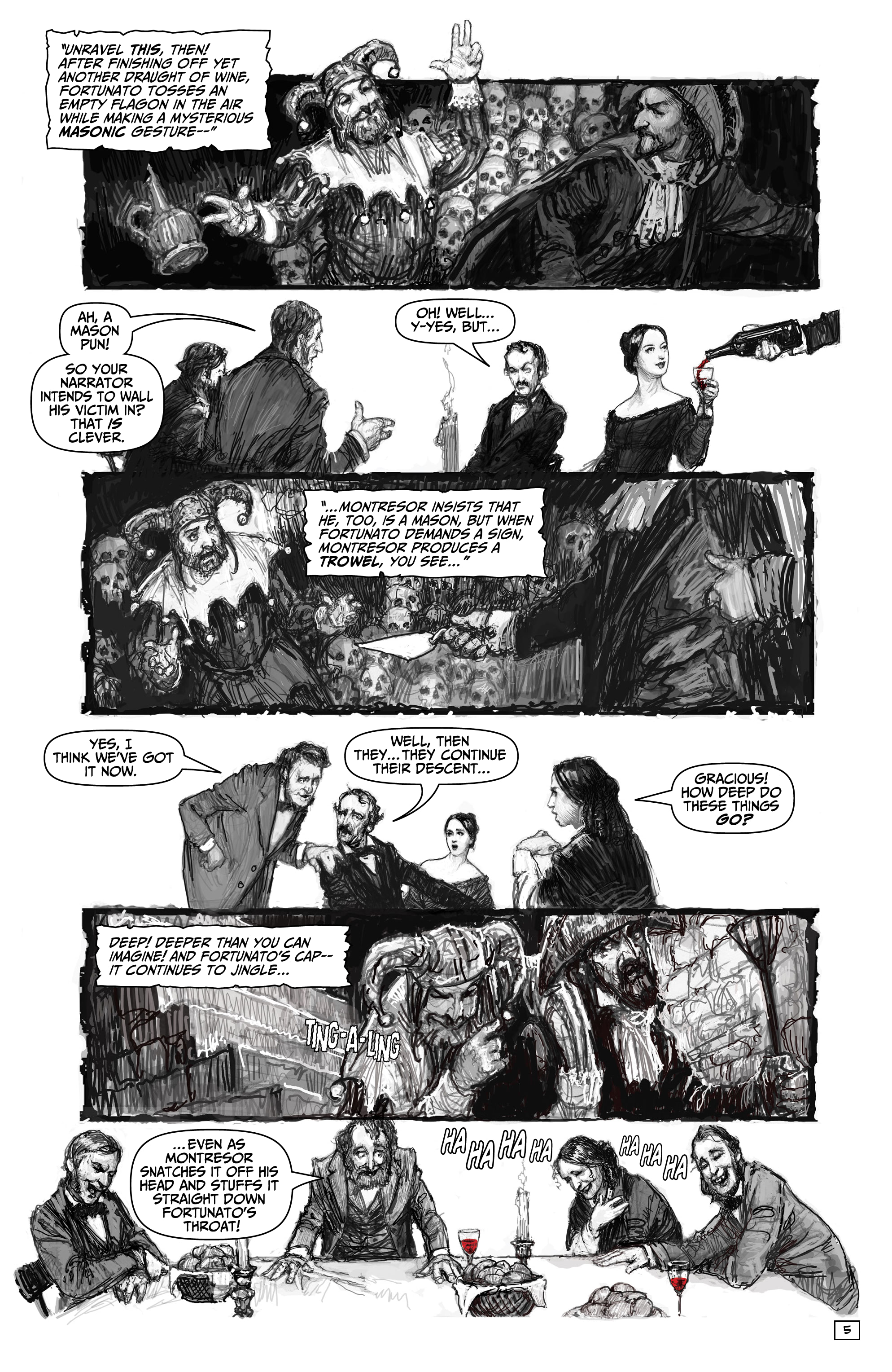 Read online Edgar Allan Poe's Snifter of Blood comic -  Issue #2 - 23