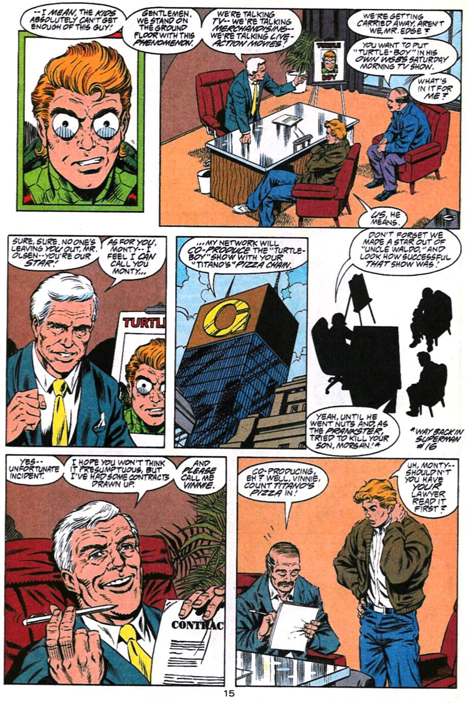 Read online Adventures of Superman (1987) comic -  Issue #495 - 16