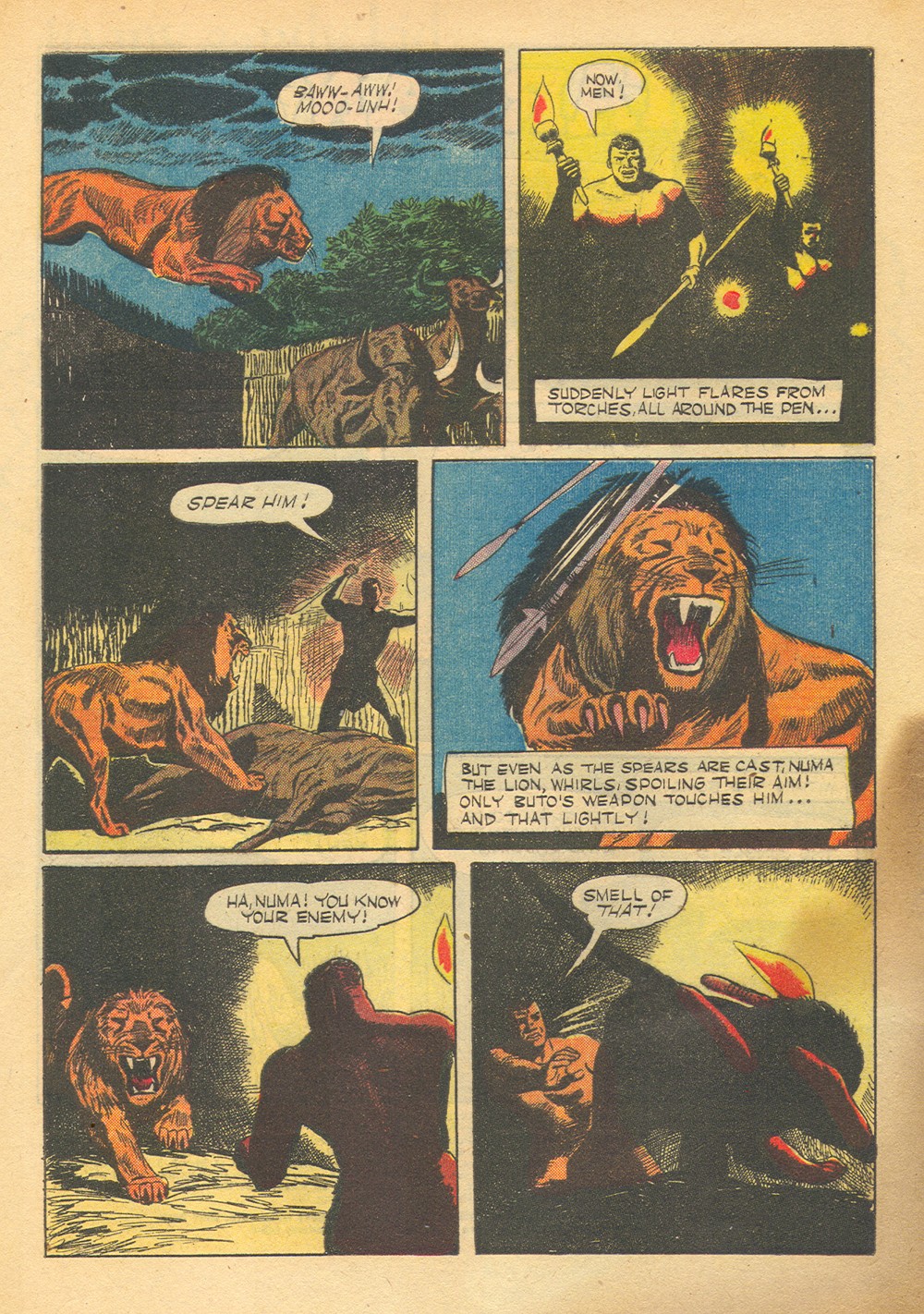 Read online Tarzan (1948) comic -  Issue #54 - 4