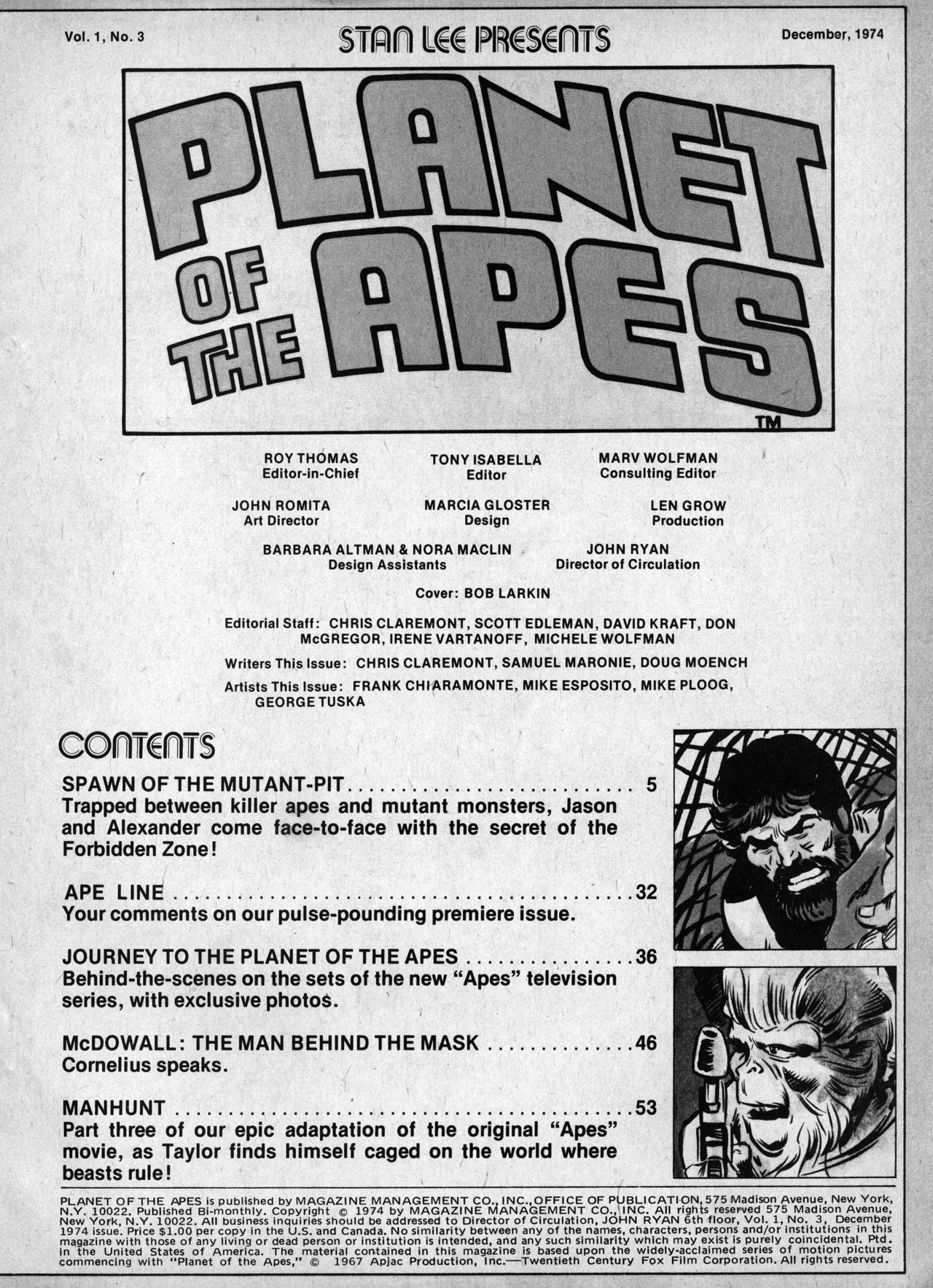 Read online Planet of the Apes comic -  Issue #3 - 3