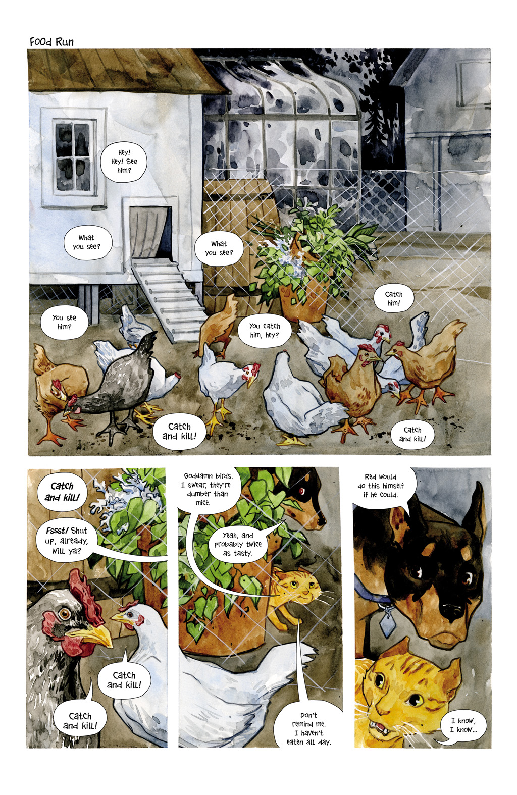 Read online Beasts of Burden: Neighborhood Watch comic -  Issue # Full - 3