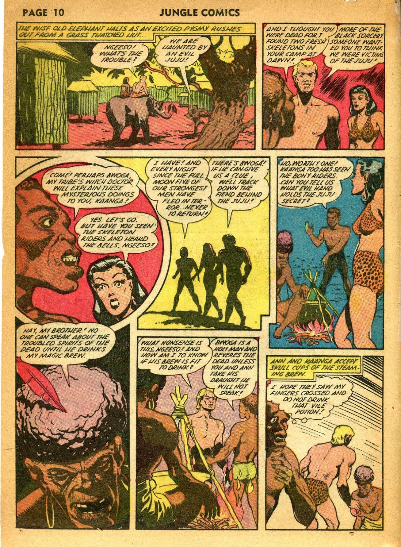 Read online Jungle Comics comic -  Issue #35 - 12