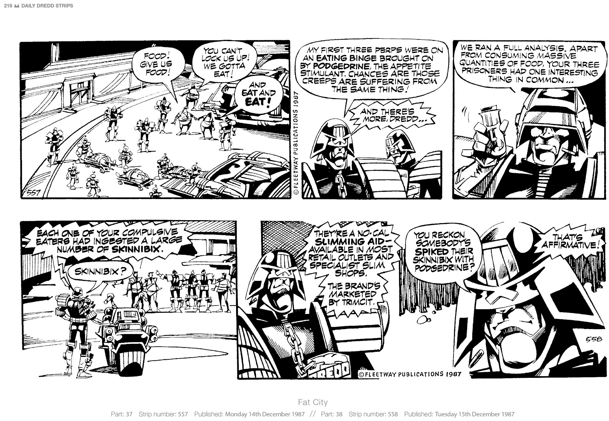 Read online Judge Dredd: The Daily Dredds comic -  Issue # TPB 2 - 221