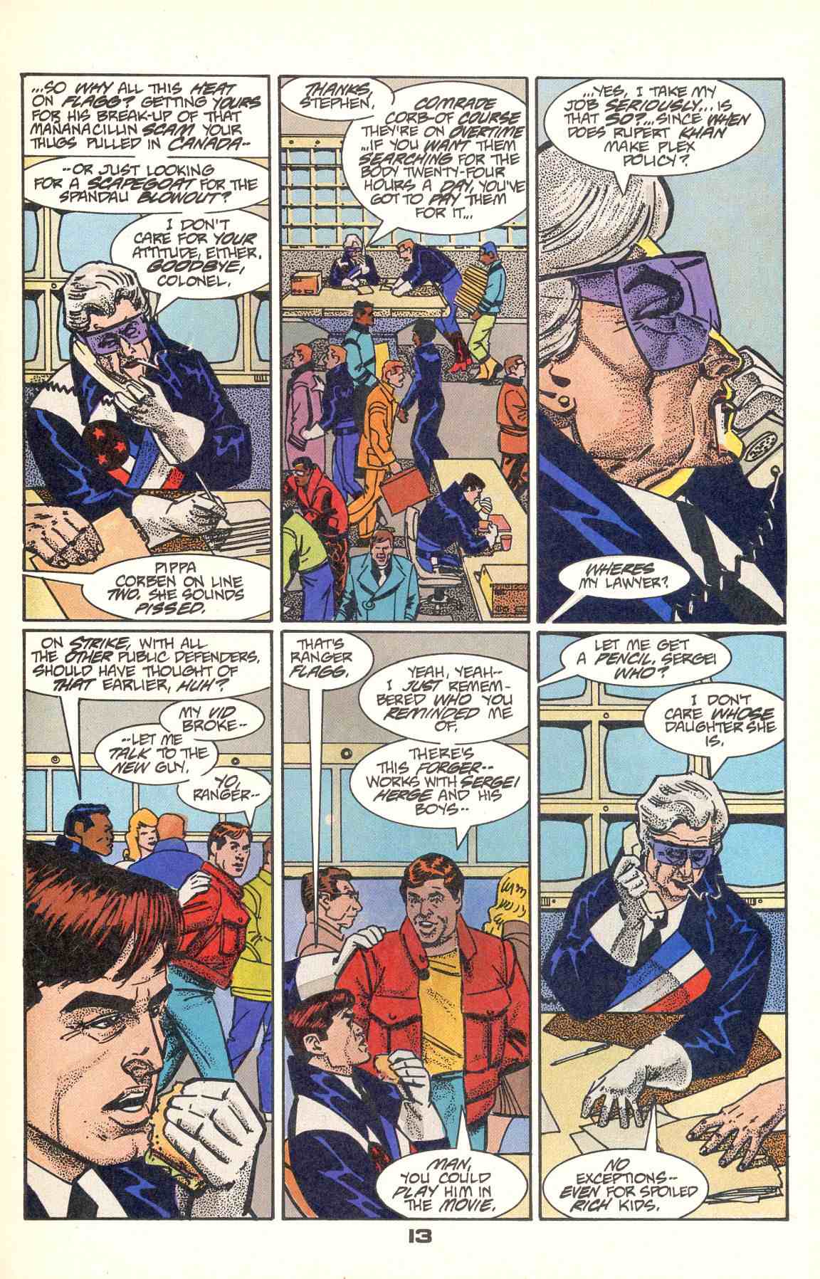 Read online Howard Chaykin's American Flagg comic -  Issue #6 - 17