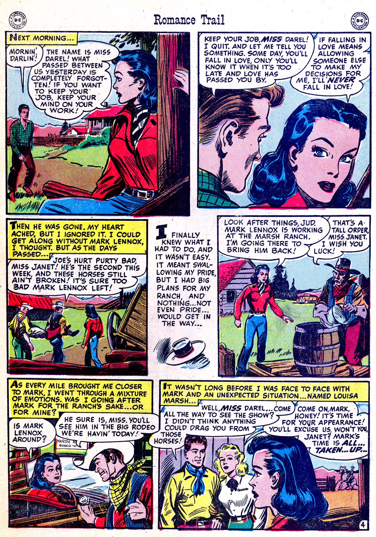 Read online Romance Trail comic -  Issue #1 - 44