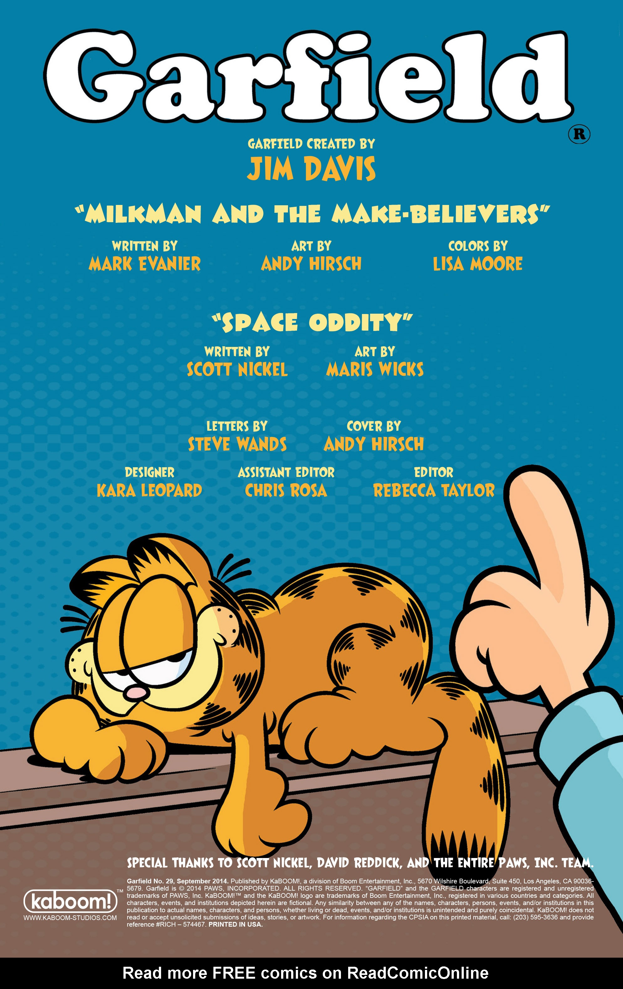 Read online Garfield comic -  Issue #29 - 2