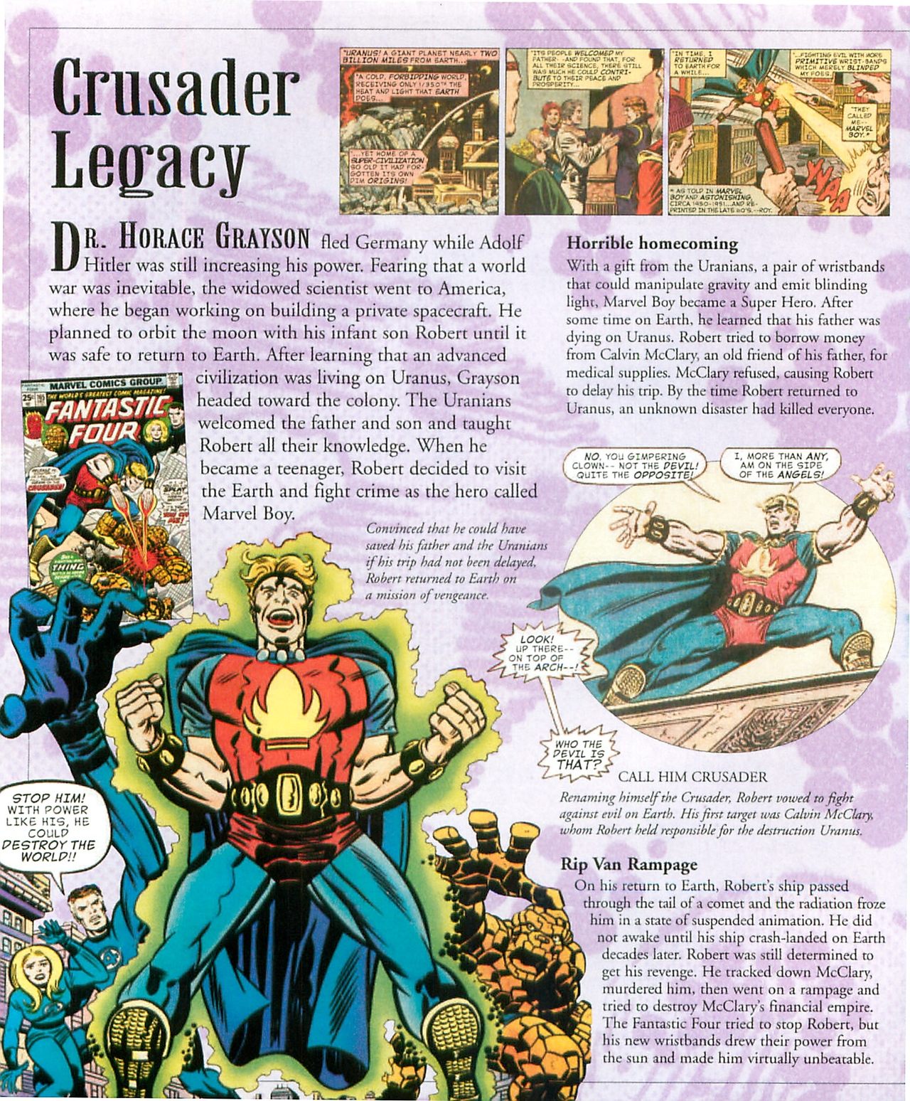 Read online Fantastic Four: The Universal Guide comic -  Issue # Full - 74