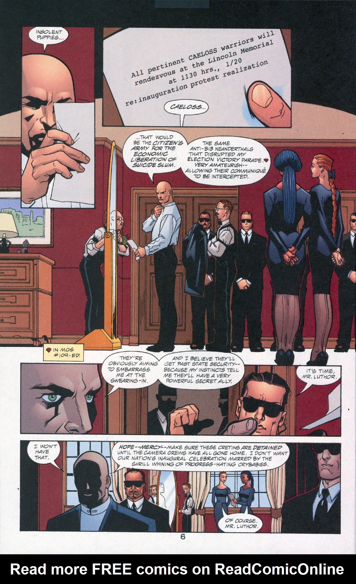 Read online Superman: President Lex comic -  Issue # TPB - 219