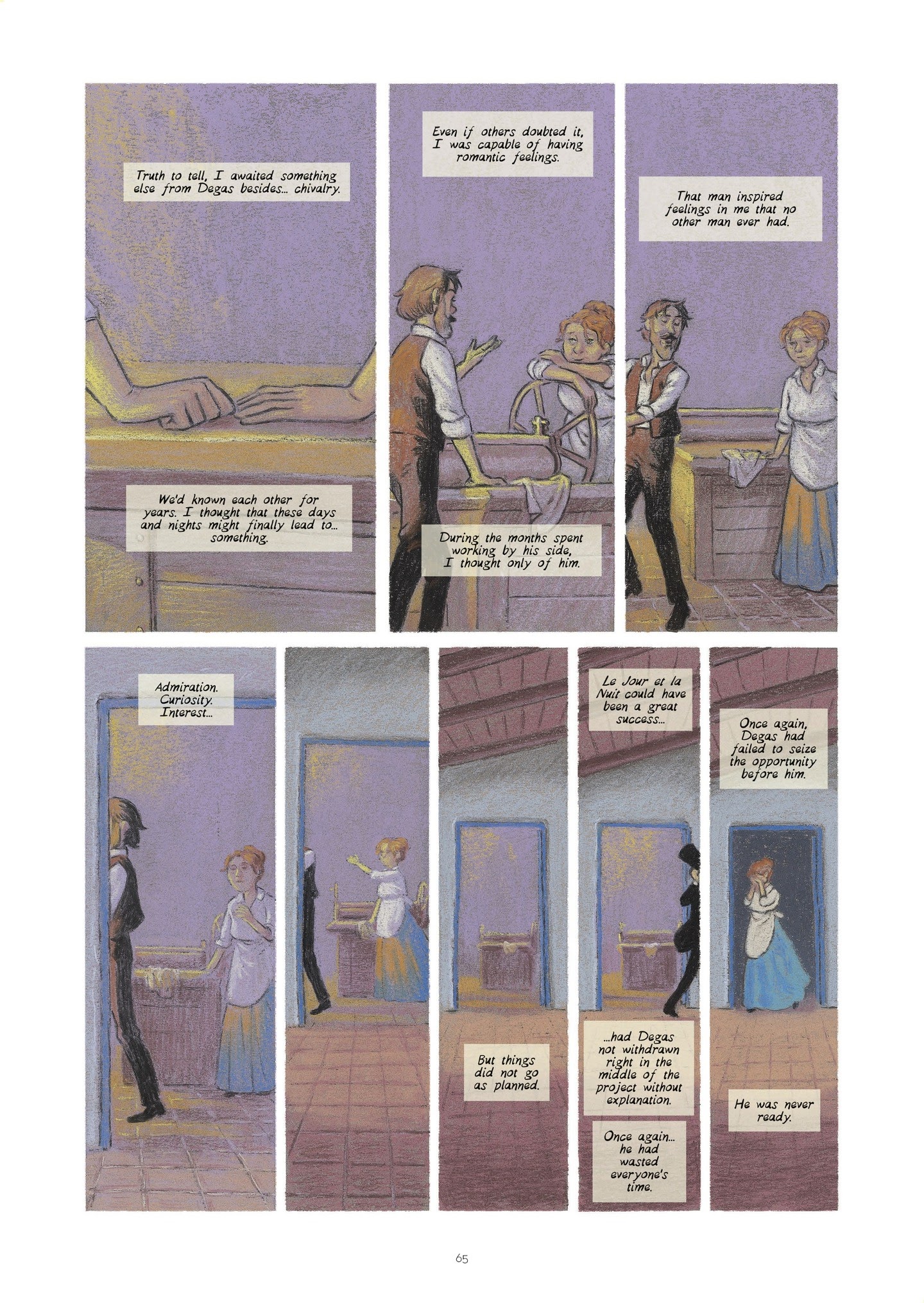 Read online Degas and Cassatt: The Dance of Solitude comic -  Issue # TPB - 64