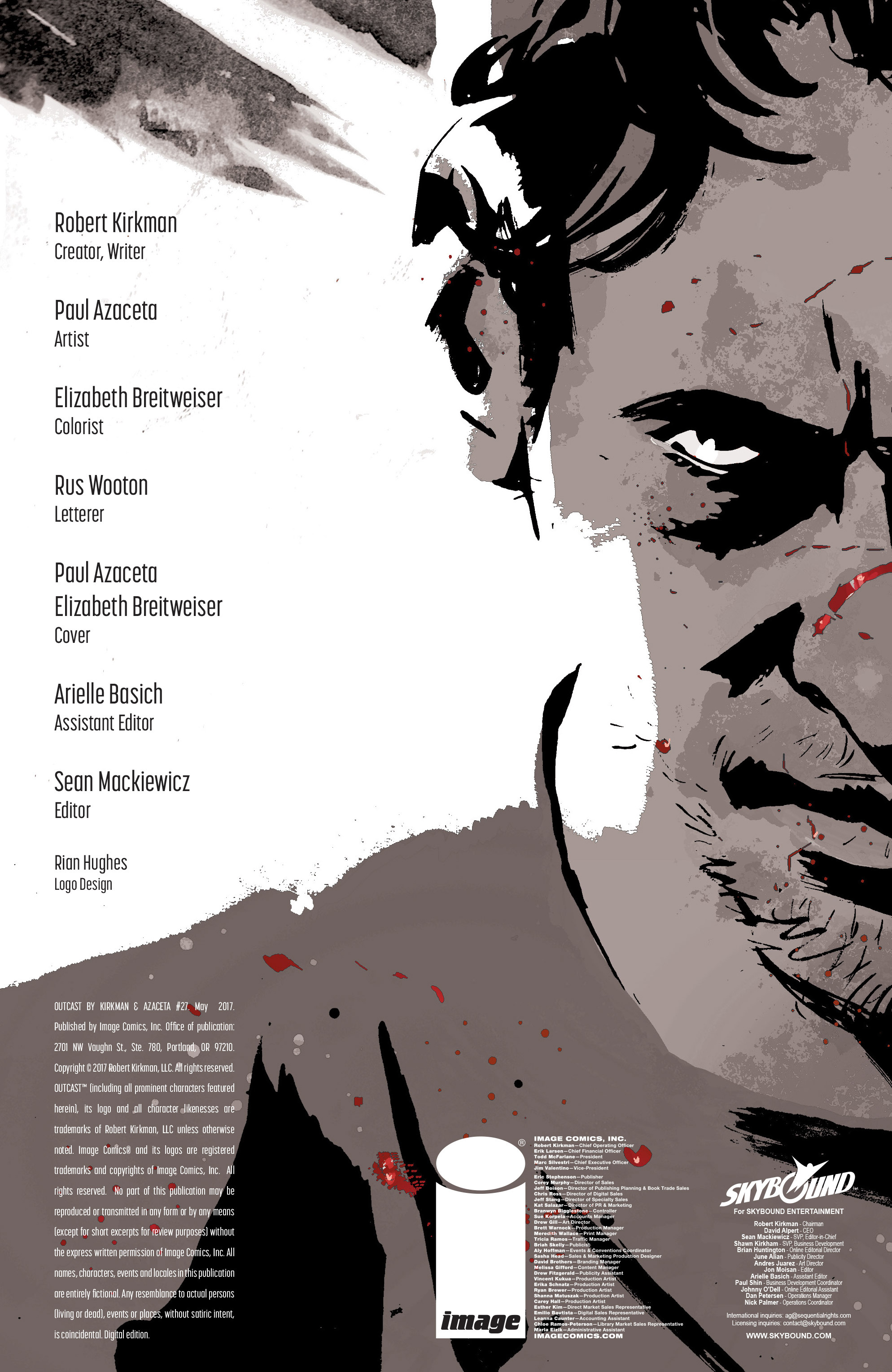 Read online Outcast by Kirkman & Azaceta comic -  Issue #27 - 2