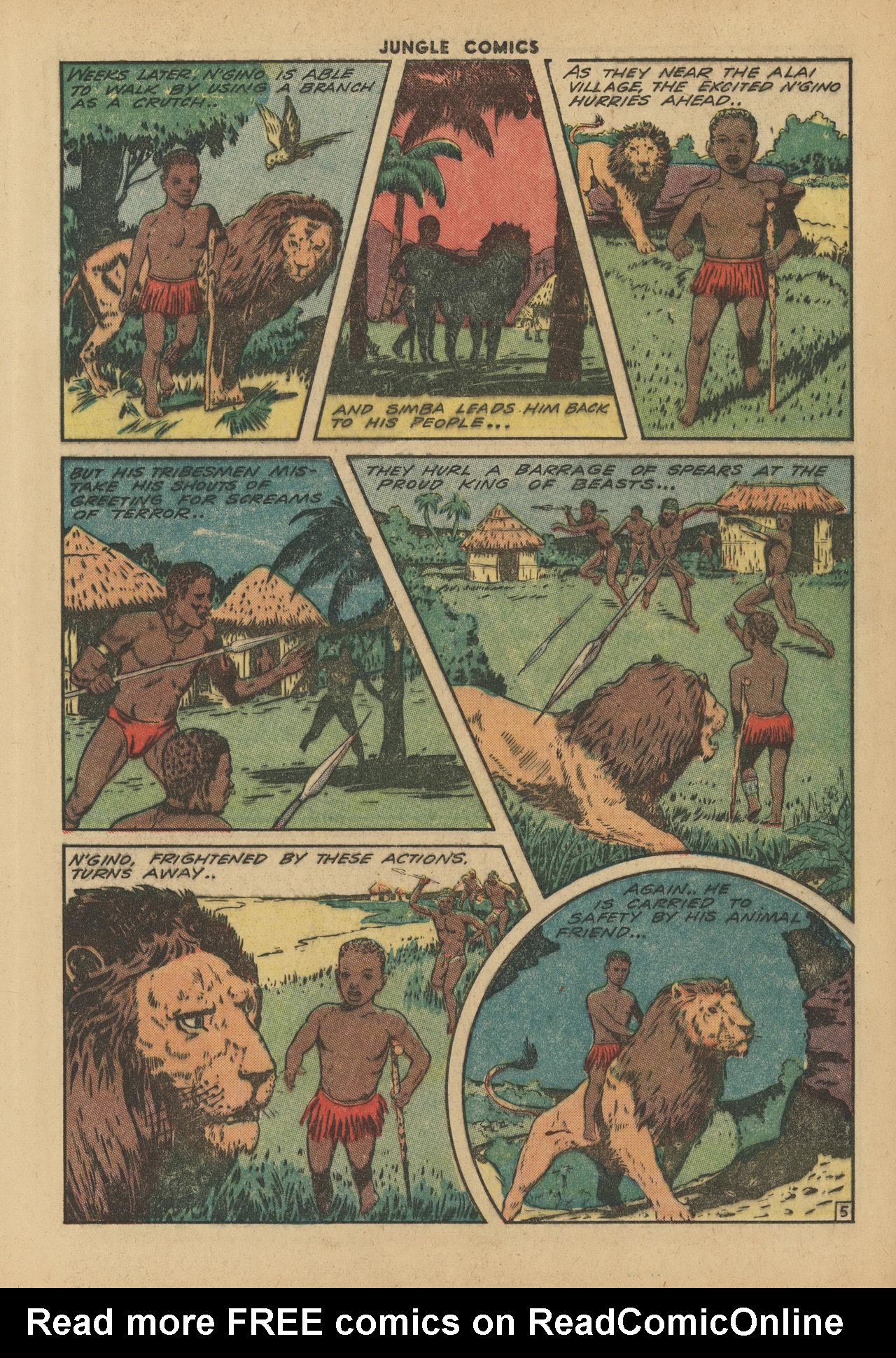 Read online Jungle Comics comic -  Issue #54 - 19