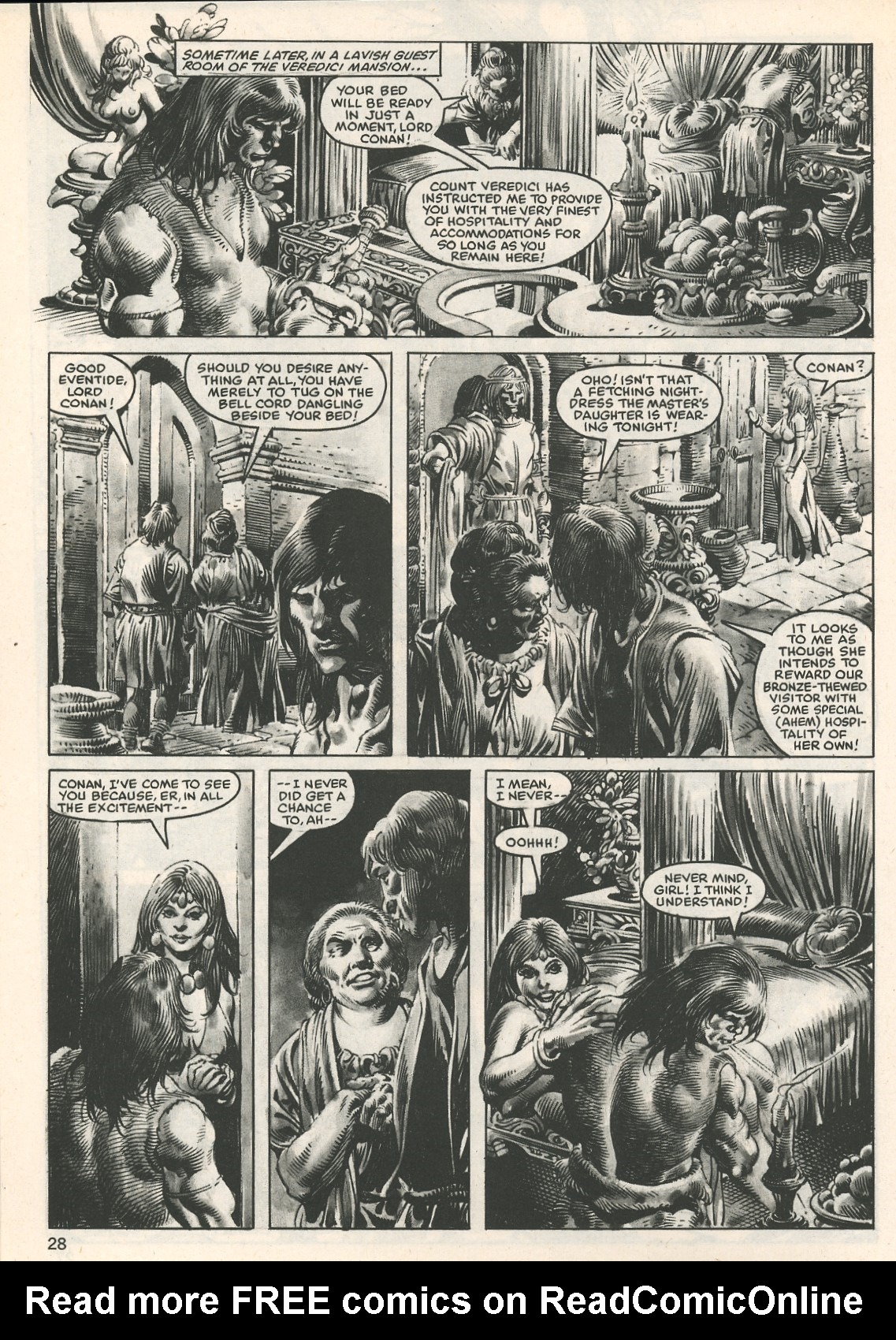 Read online The Savage Sword Of Conan comic -  Issue #107 - 28