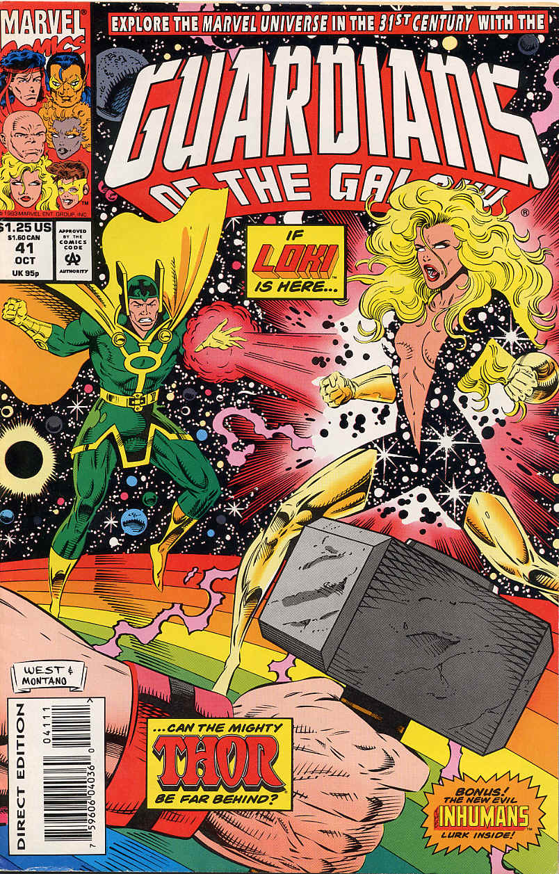 Read online Guardians of the Galaxy (1990) comic -  Issue #41 - 1