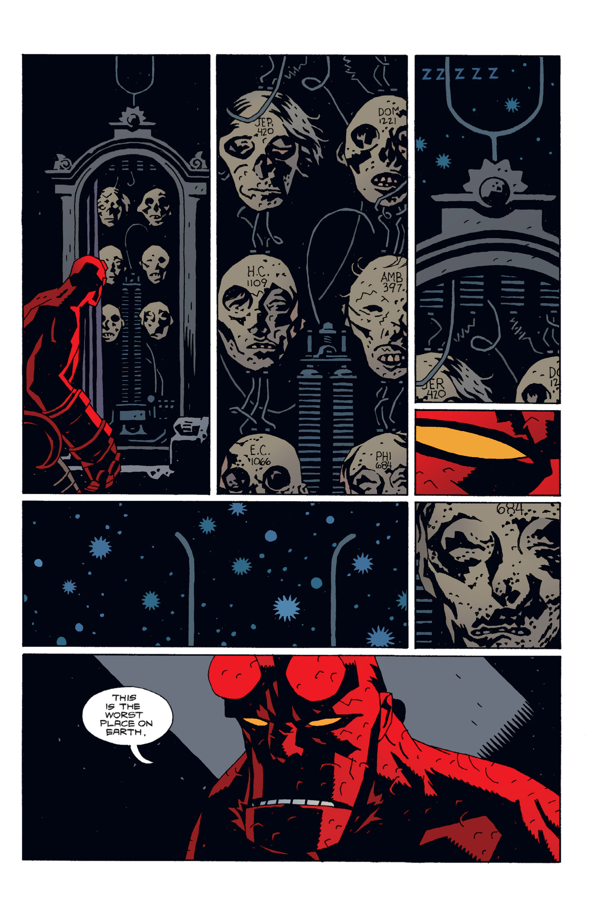 Read online Hellboy comic -  Issue #5 - 90