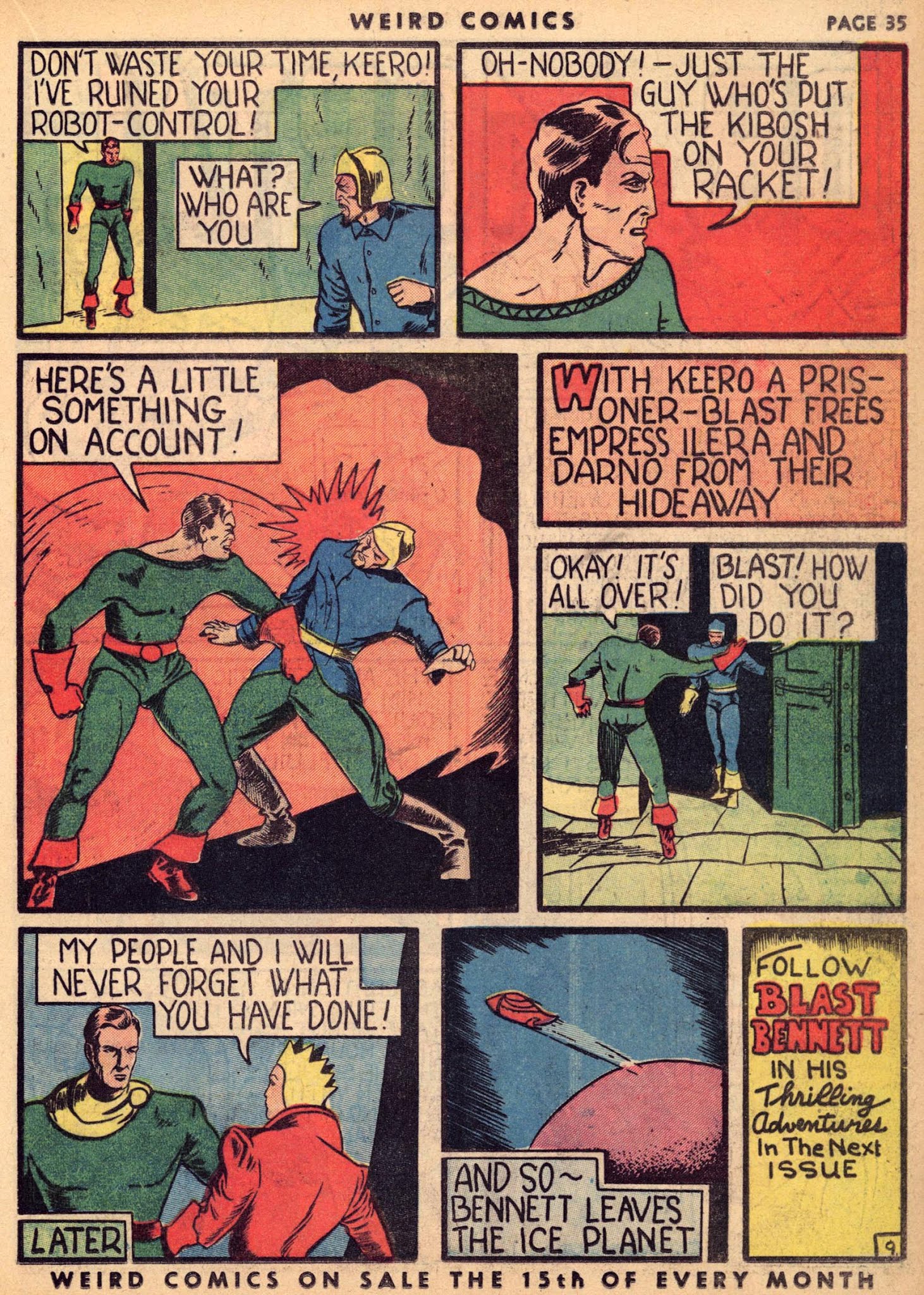 Read online Weird Comics comic -  Issue #5 - 37