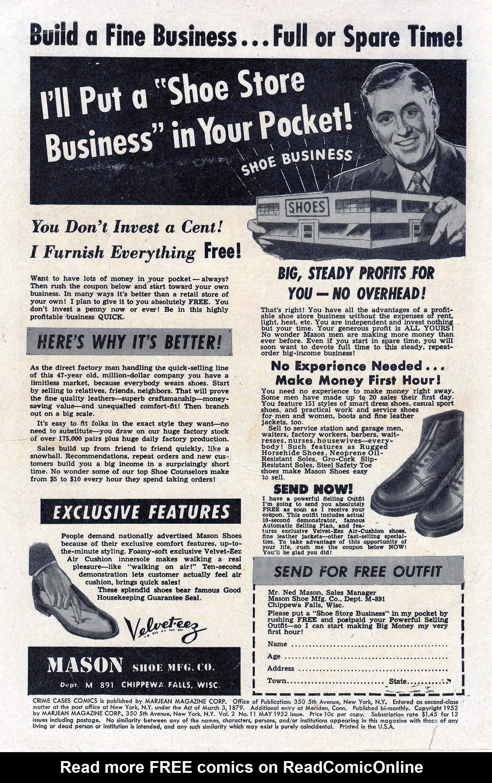 Read online Crime Cases Comics (1951) comic -  Issue #11 - 2