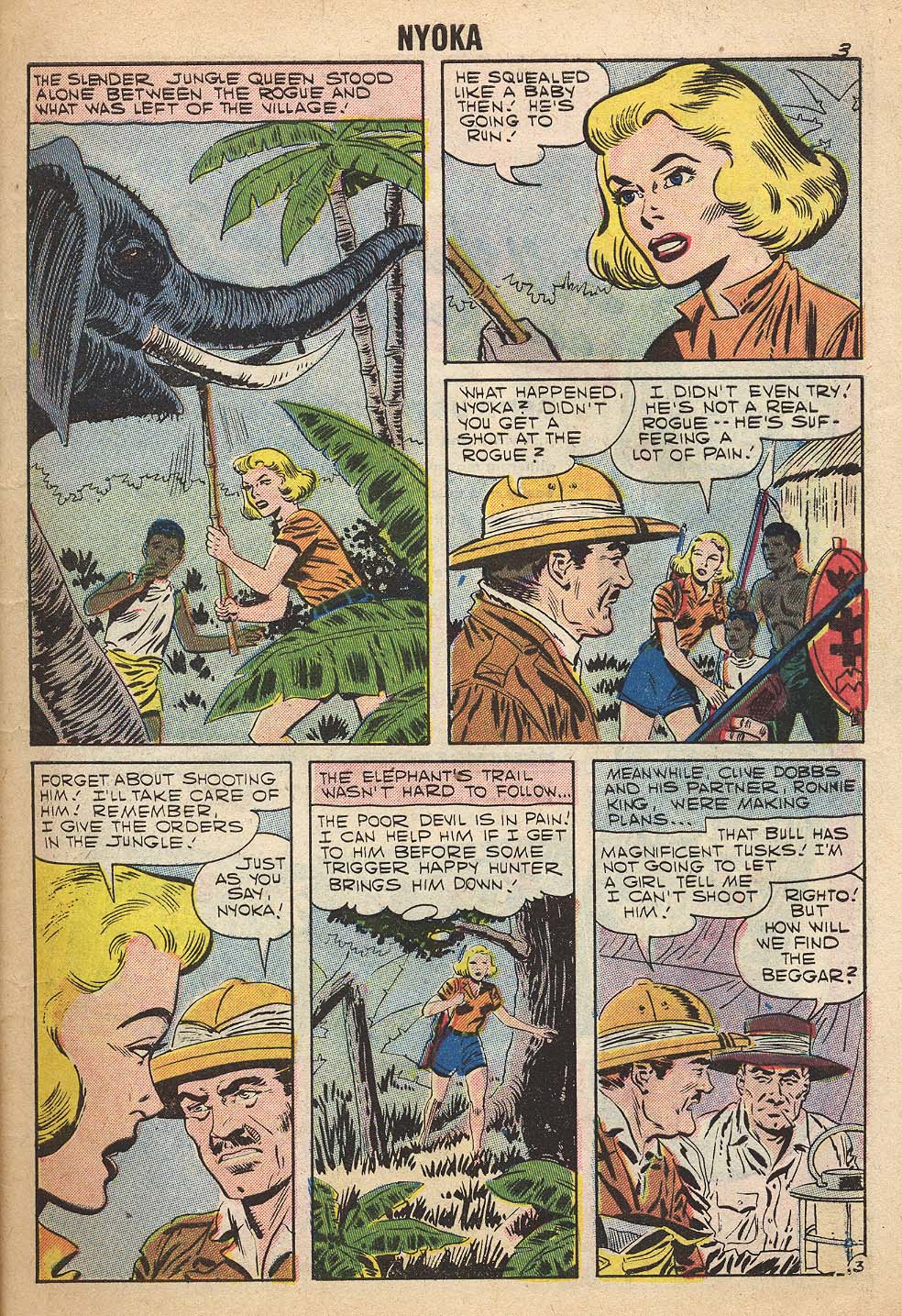 Read online Nyoka the Jungle Girl (1955) comic -  Issue #22 - 5