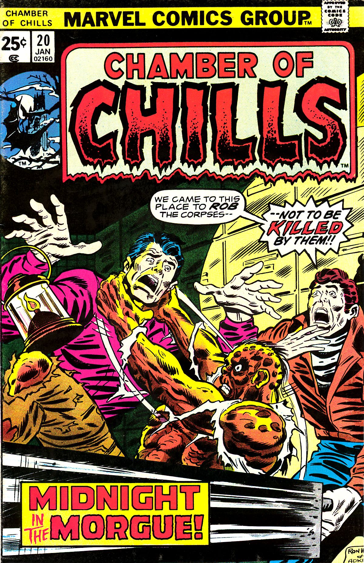 Read online Chamber of Chills (1972) comic -  Issue #20 - 1