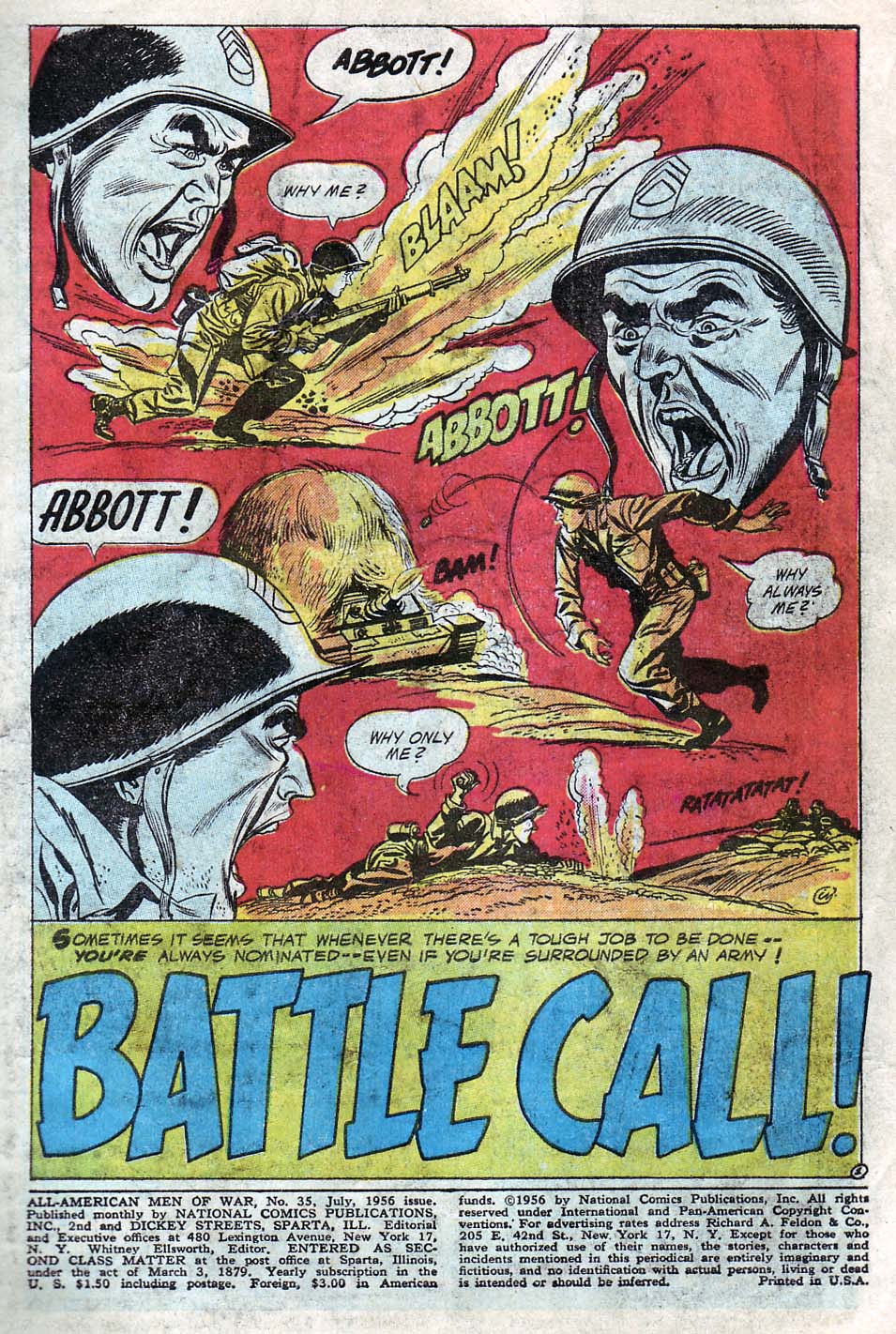 Read online All-American Men of War comic -  Issue #35 - 3