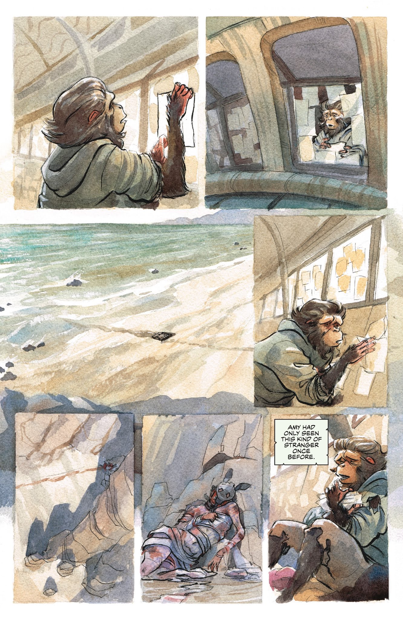 Read online Planet of the Apes: The Simian Age comic -  Issue # Full - 6
