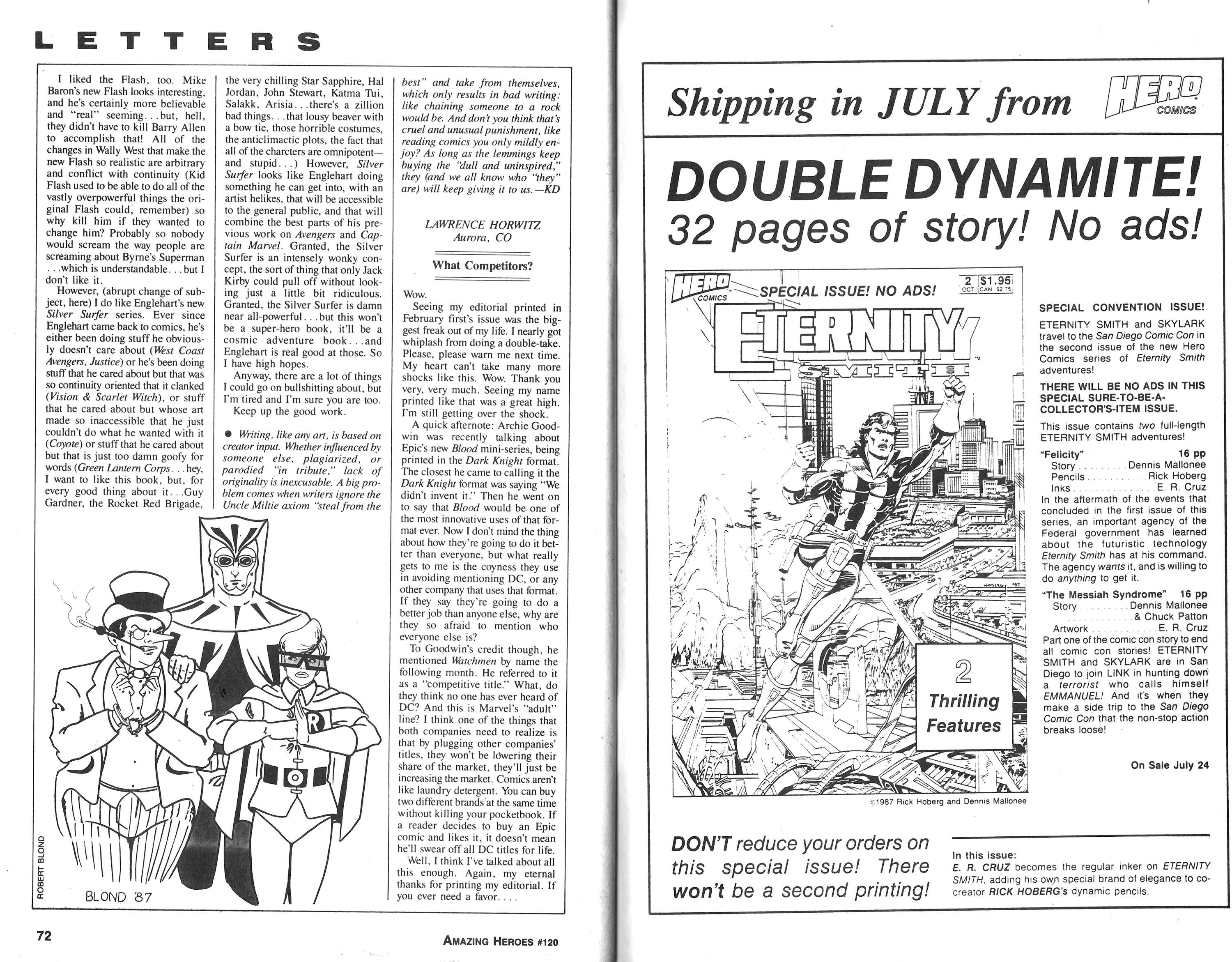 Read online Amazing Heroes comic -  Issue #120 - 37
