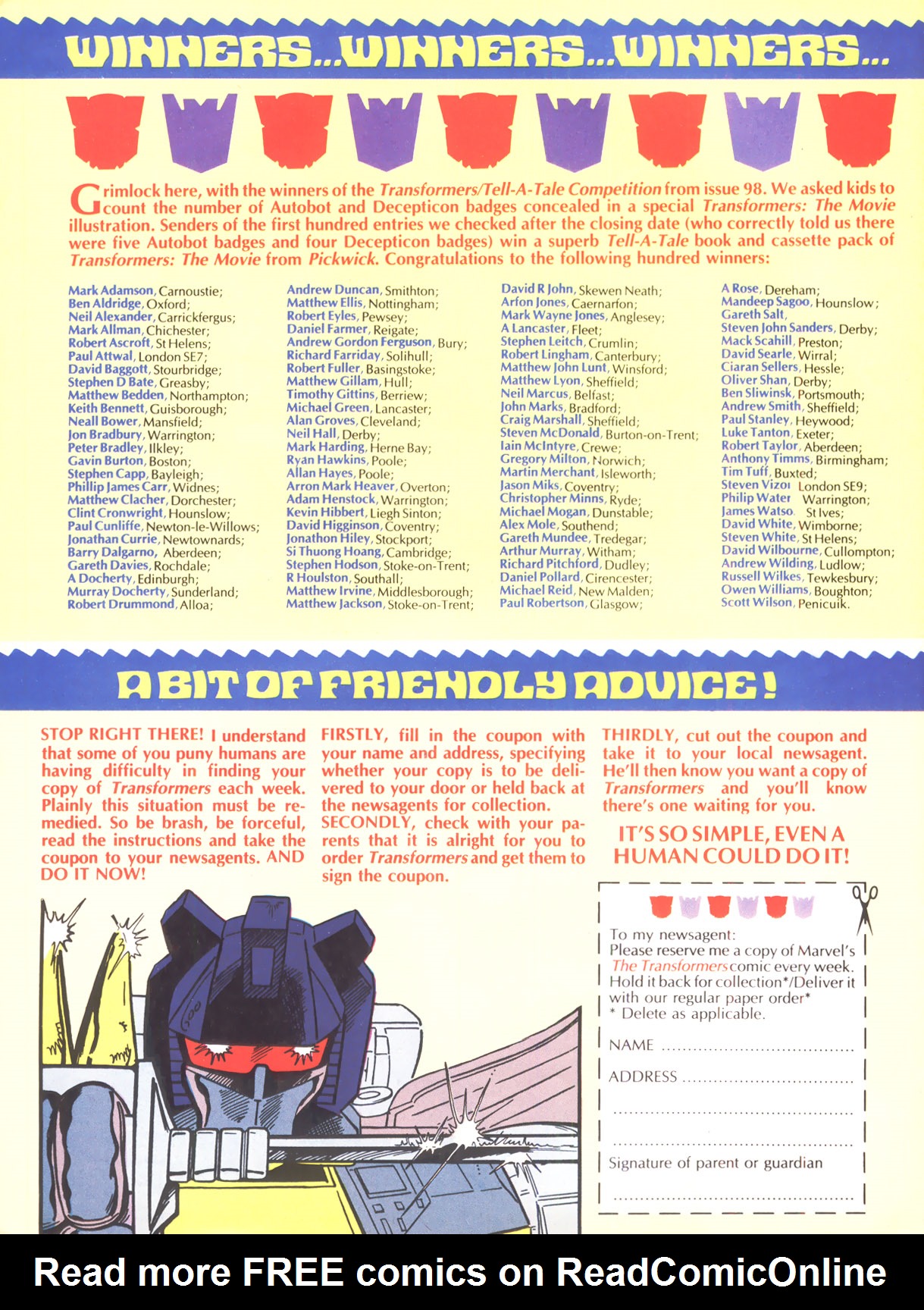 Read online The Transformers (UK) comic -  Issue #111 - 14