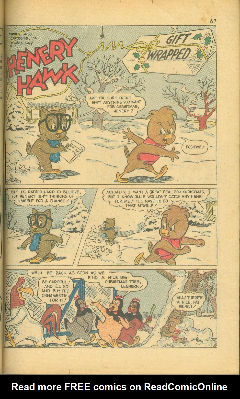 Read online Bugs Bunny's Christmas Funnies comic -  Issue # TPB 7 - 69