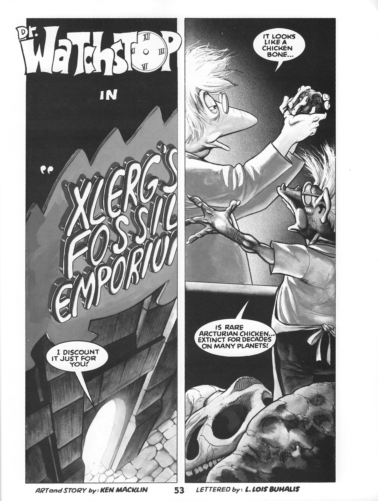 Read online Dr. Watchstop: Adventures in Time and Space comic -  Issue # Full - 55